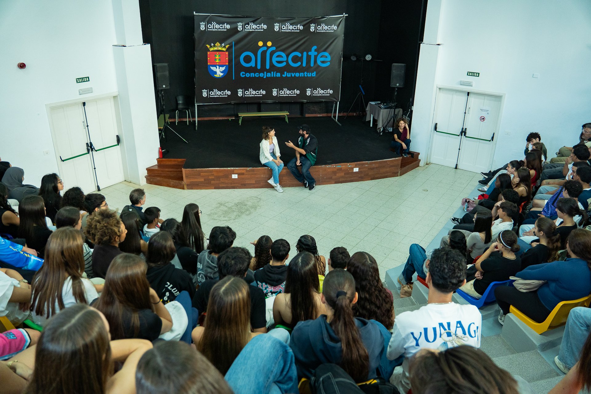 Teatro interactivo 25N en Lanzarote. 