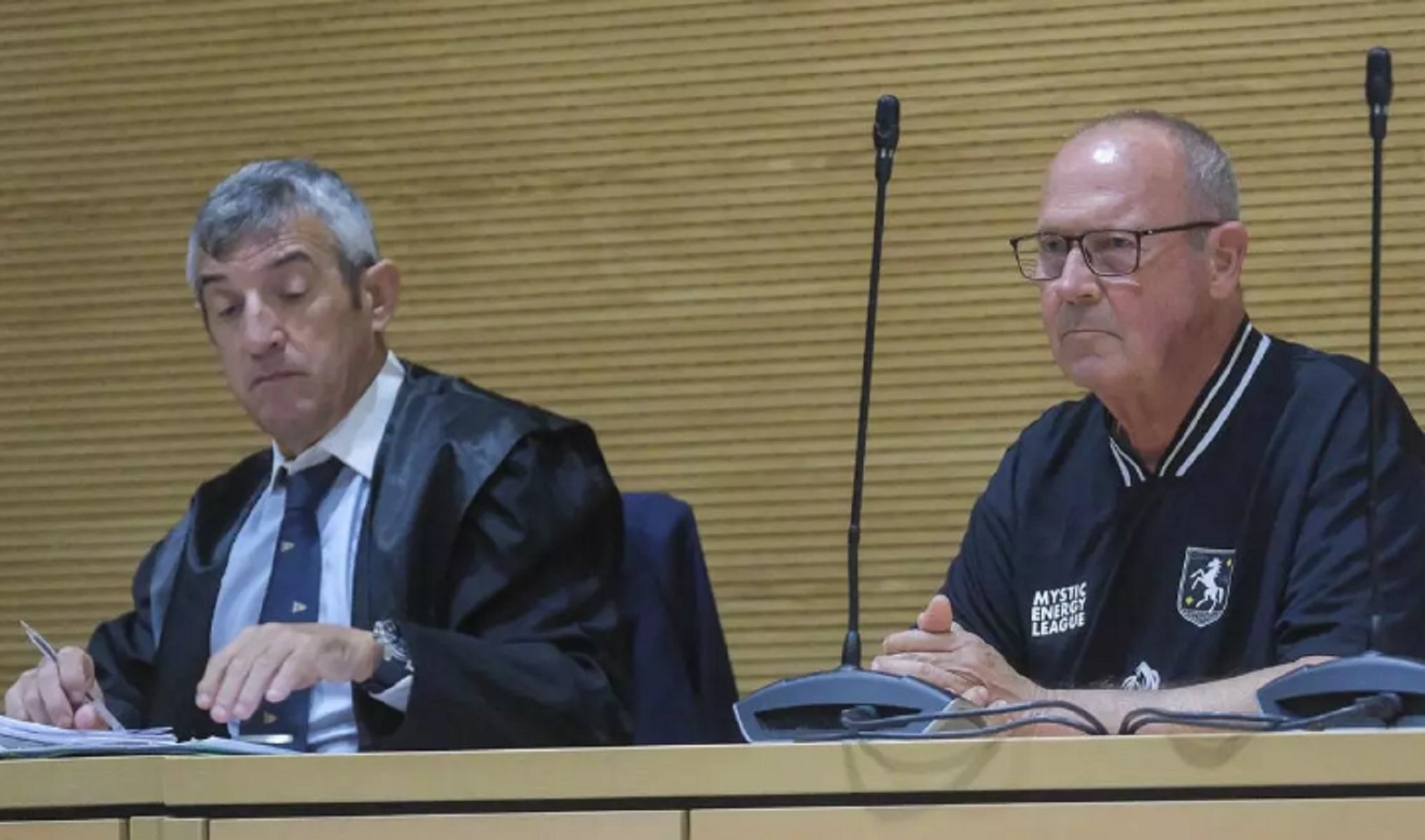 El acusado Manuel Esteban Montoro en el juicio. Foto: La Provincia.