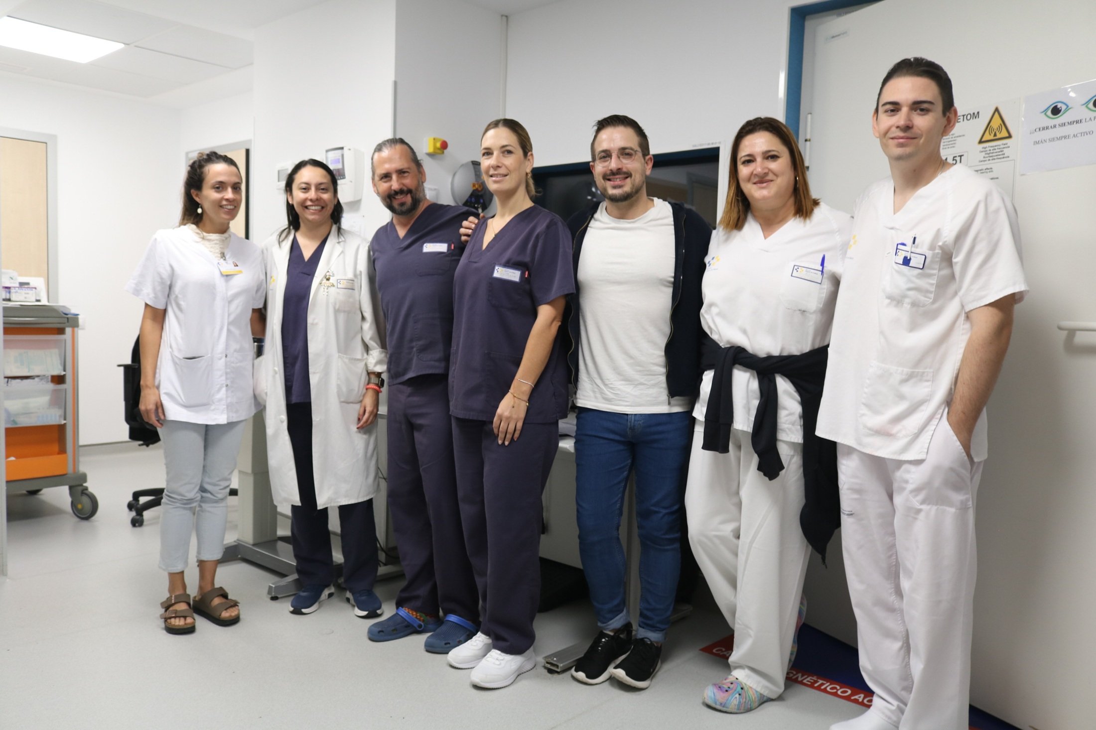 Profesionales de los servicios de Radiodiagnóstico y Cardiología