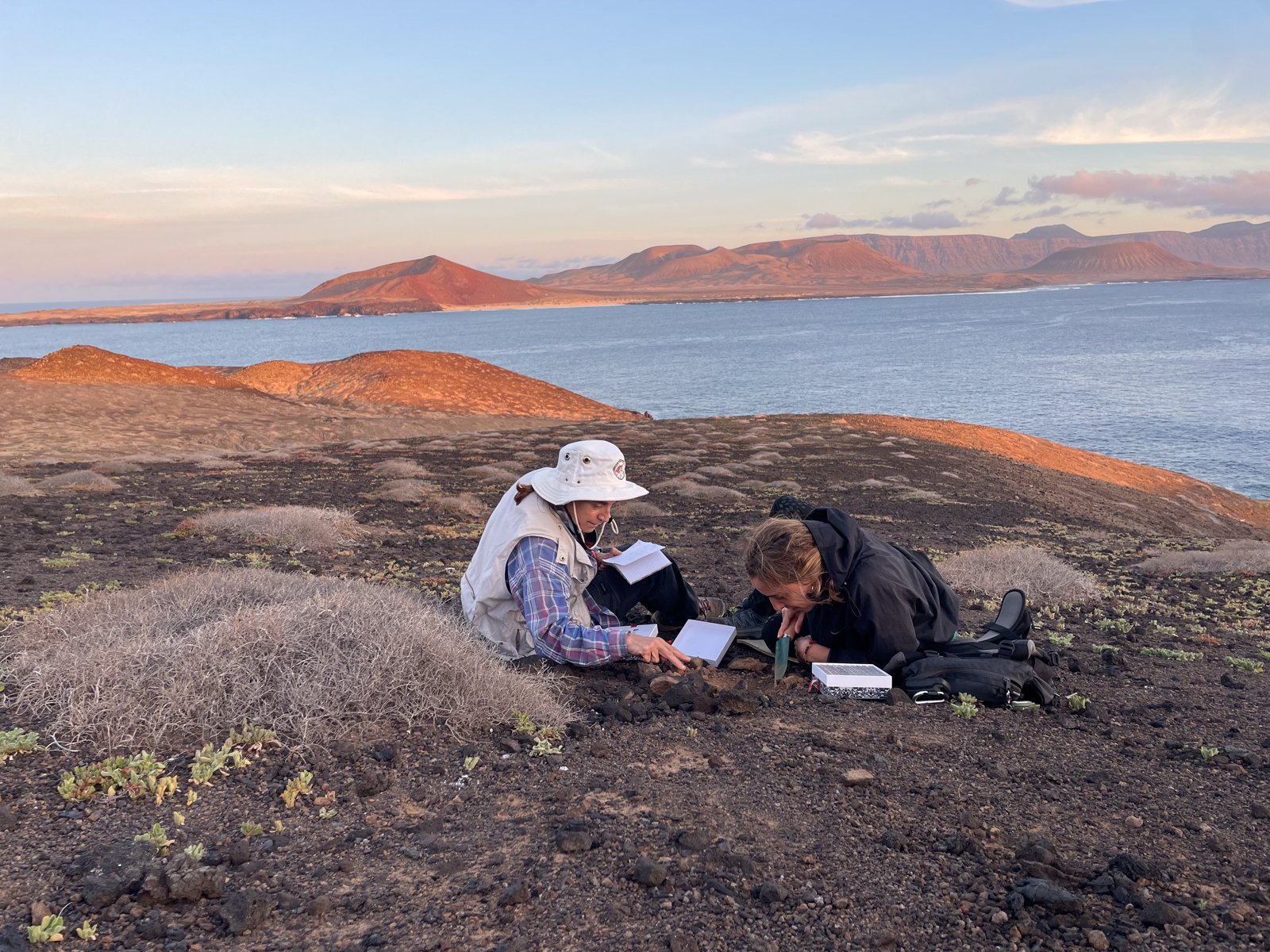La ecóloga Anna Travesset en Montaña Clara. Foto: cedida.