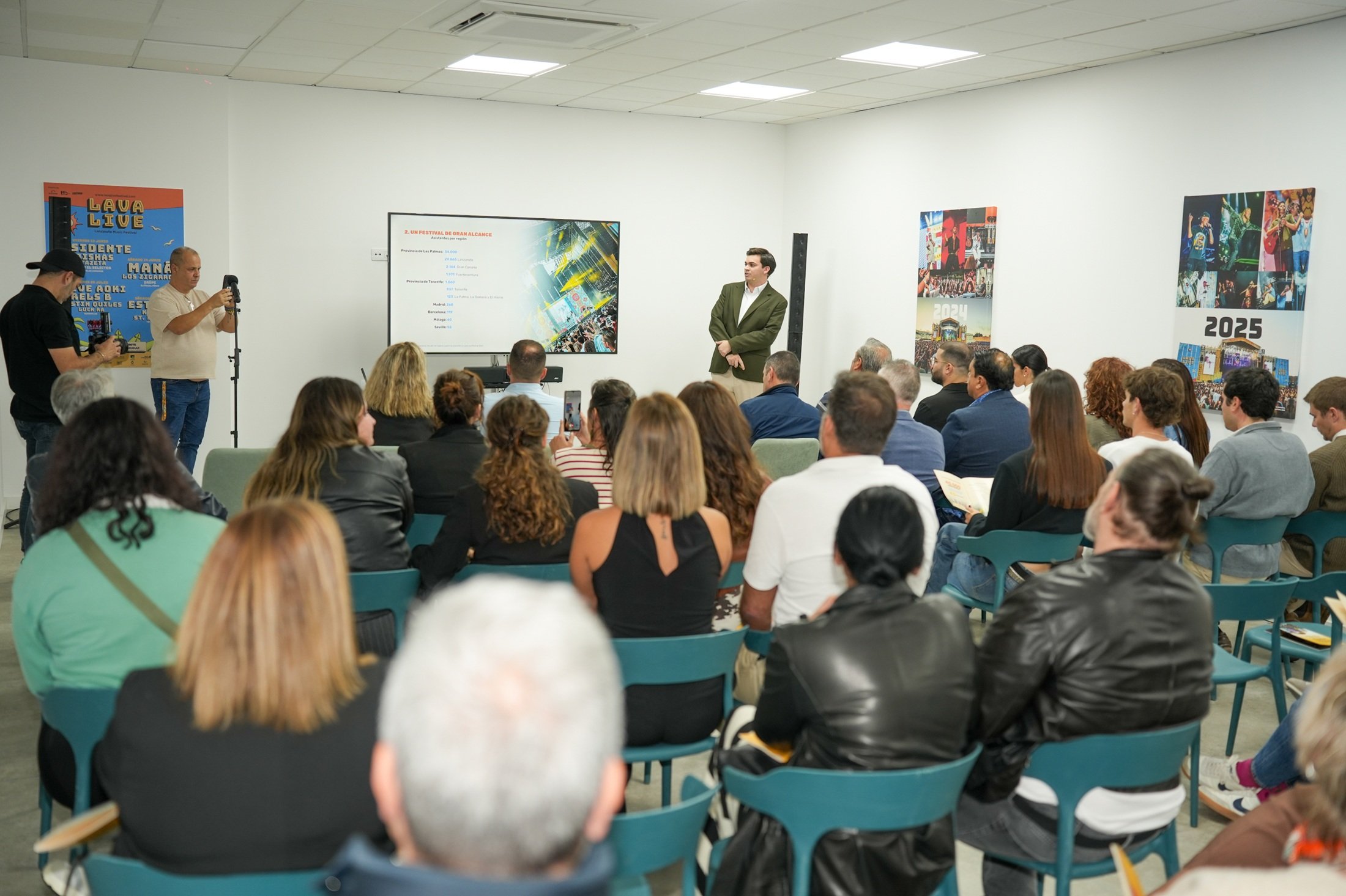 Presentación del balance del Lava Live Festival 