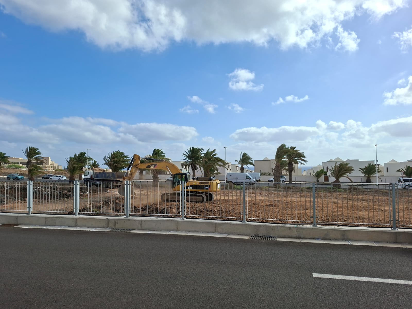 Zona en la que se ubicará el nuevo Hiperdino de Costa Teguise.