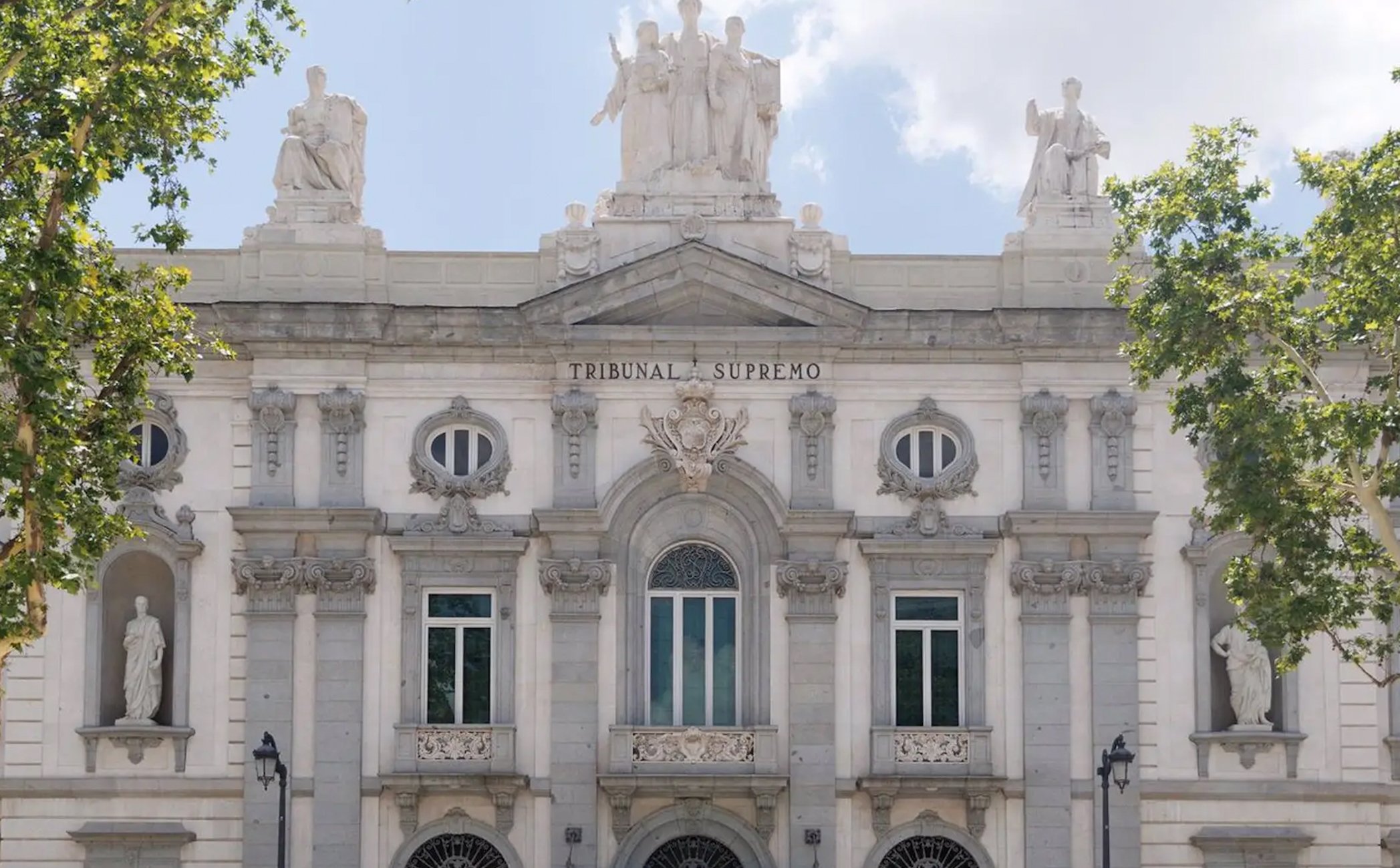 Fachada del Tribunal Supremo.