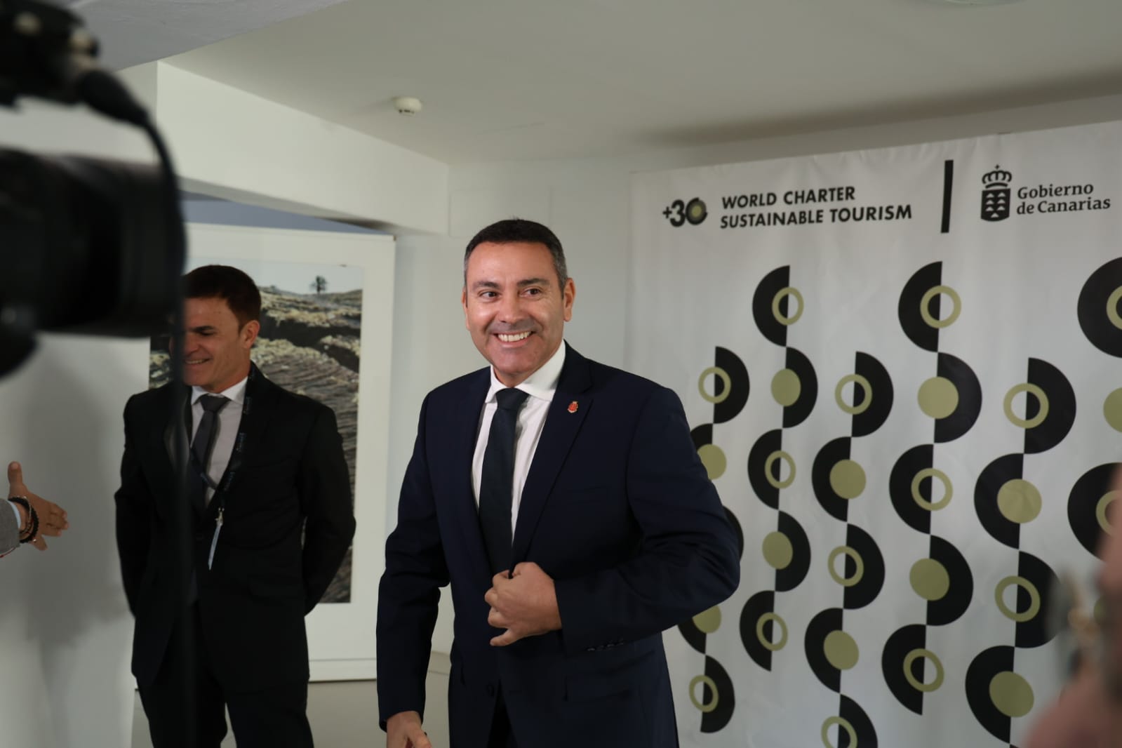 Inauguración del acto de adopción de la Carta Mundial del Turismo Sostenible +30. Foto: La Voz Inauguración del acto de adopción de la Carta Mundial del Turismo Sostenible +30. Foto: La Voz