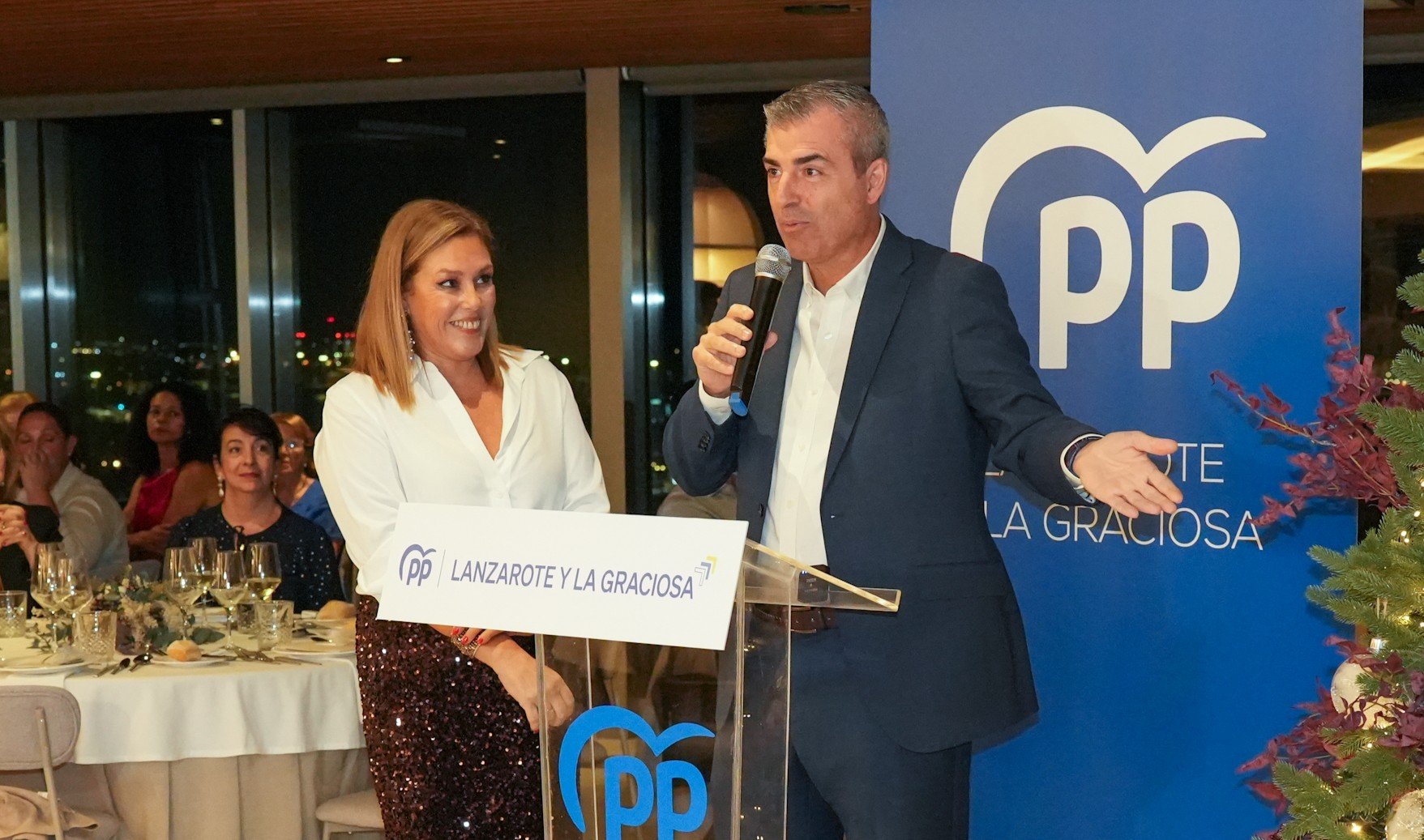 Encuentro navideño del PP en Lanzarote, 2025