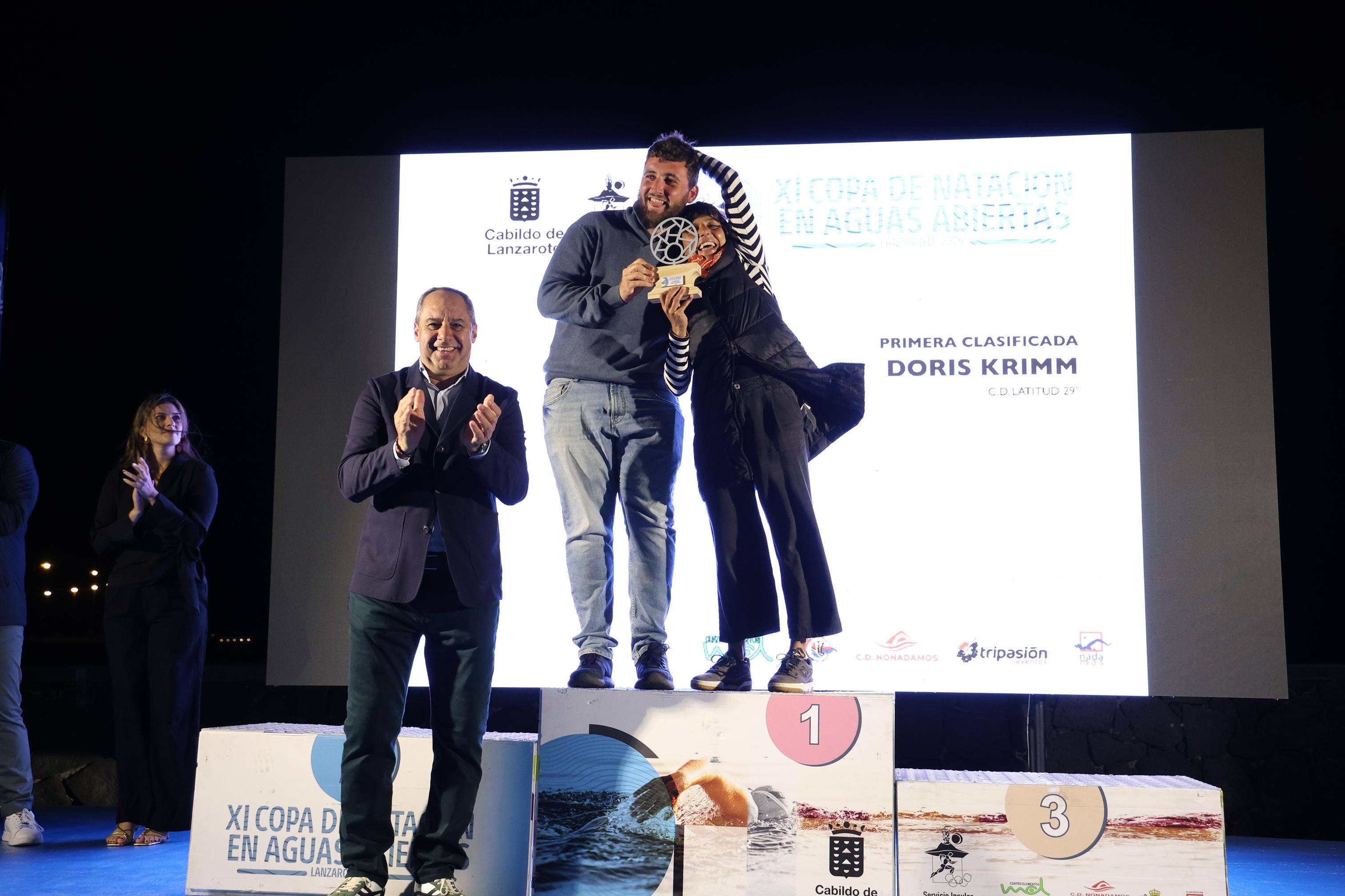 Clausura la XI Copa de Natación de Aguas Abiertas. Foto: La Voz