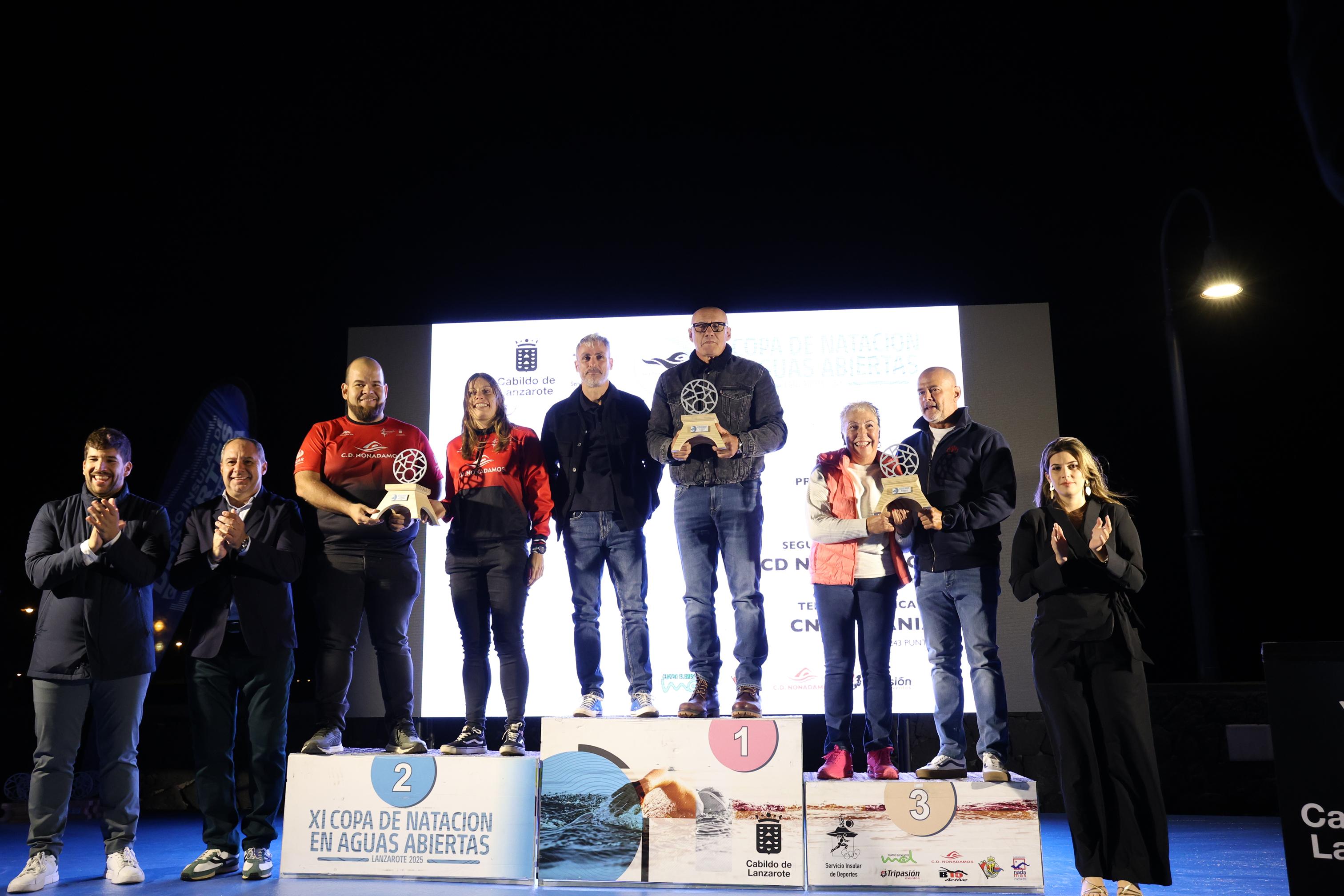 Clausura la XI Copa de Natación de Aguas Abiertas. Foto: La Voz