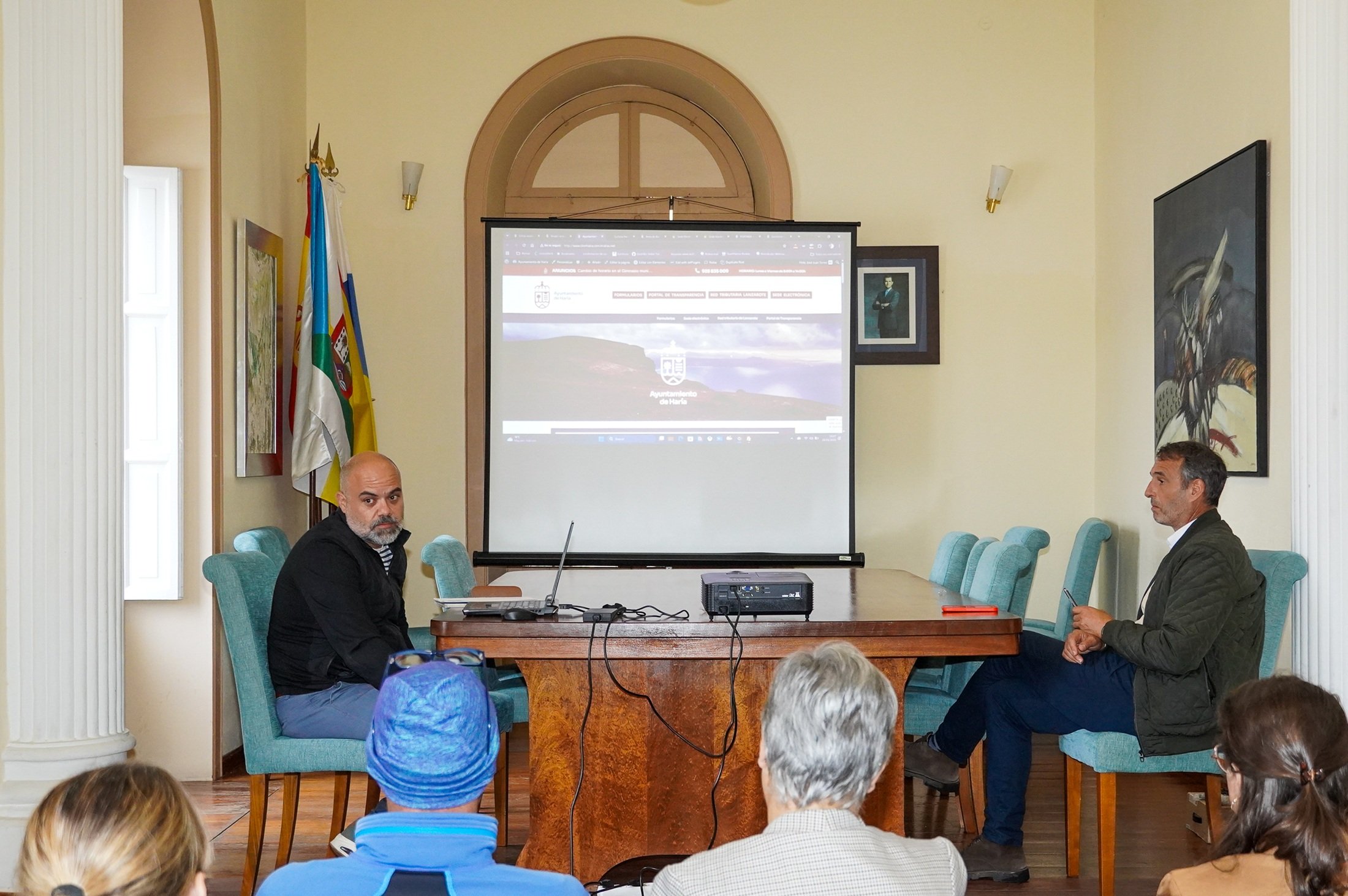 Presentación de la página web