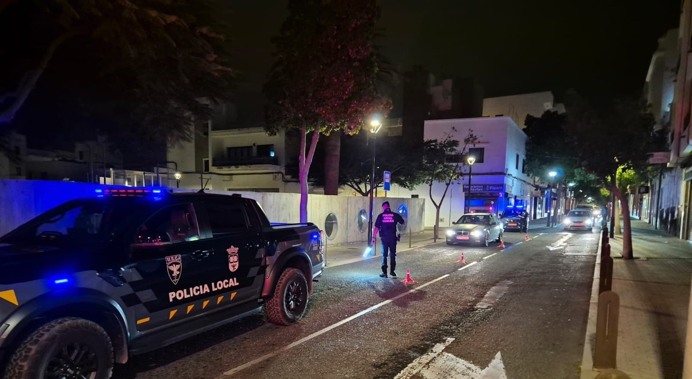 Despliegue de la Policía Local de Arrecife