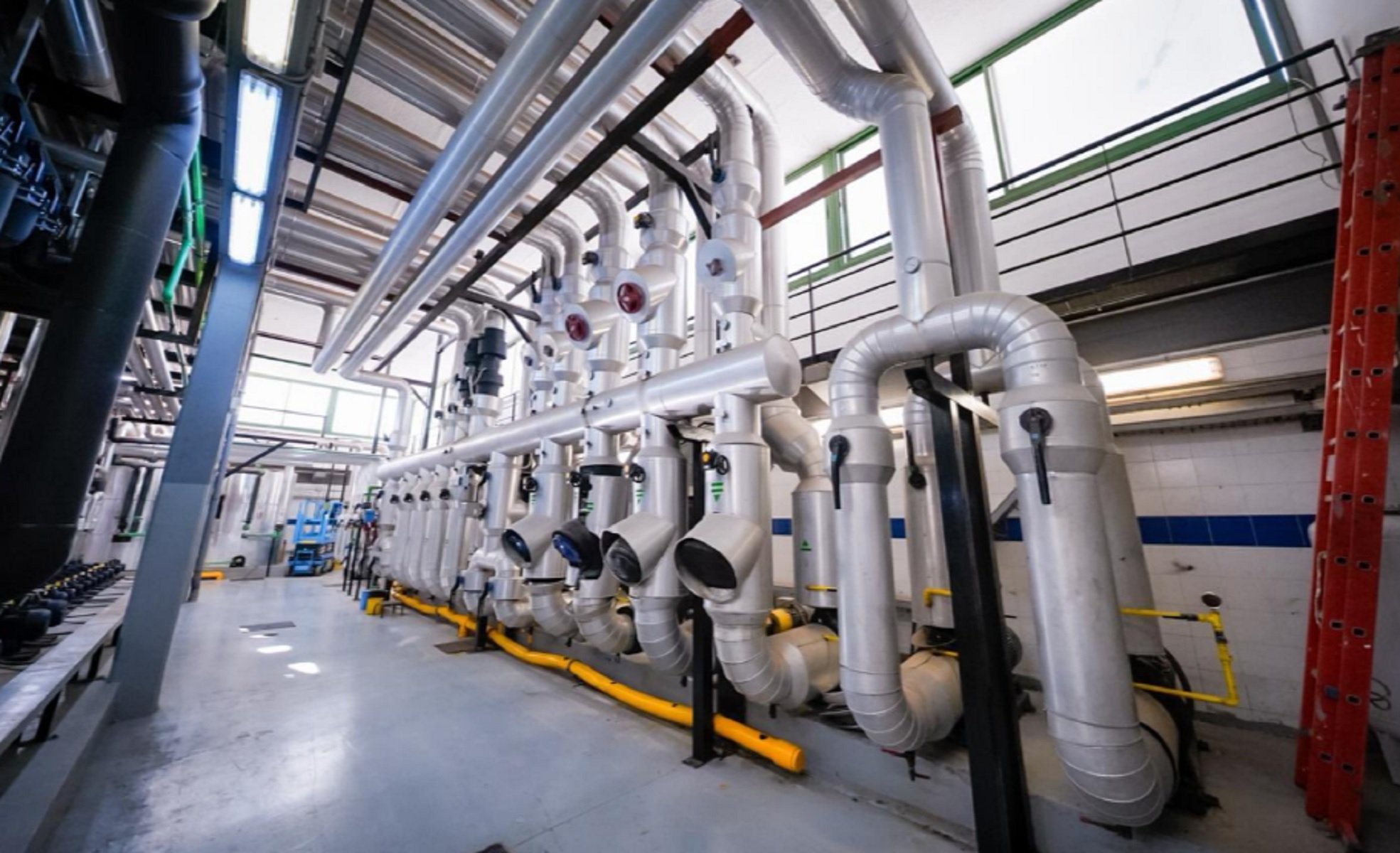 Climatización geotérmica instalada en el Hospital Molina Orosa. Foto: Gobierno de Canarias.