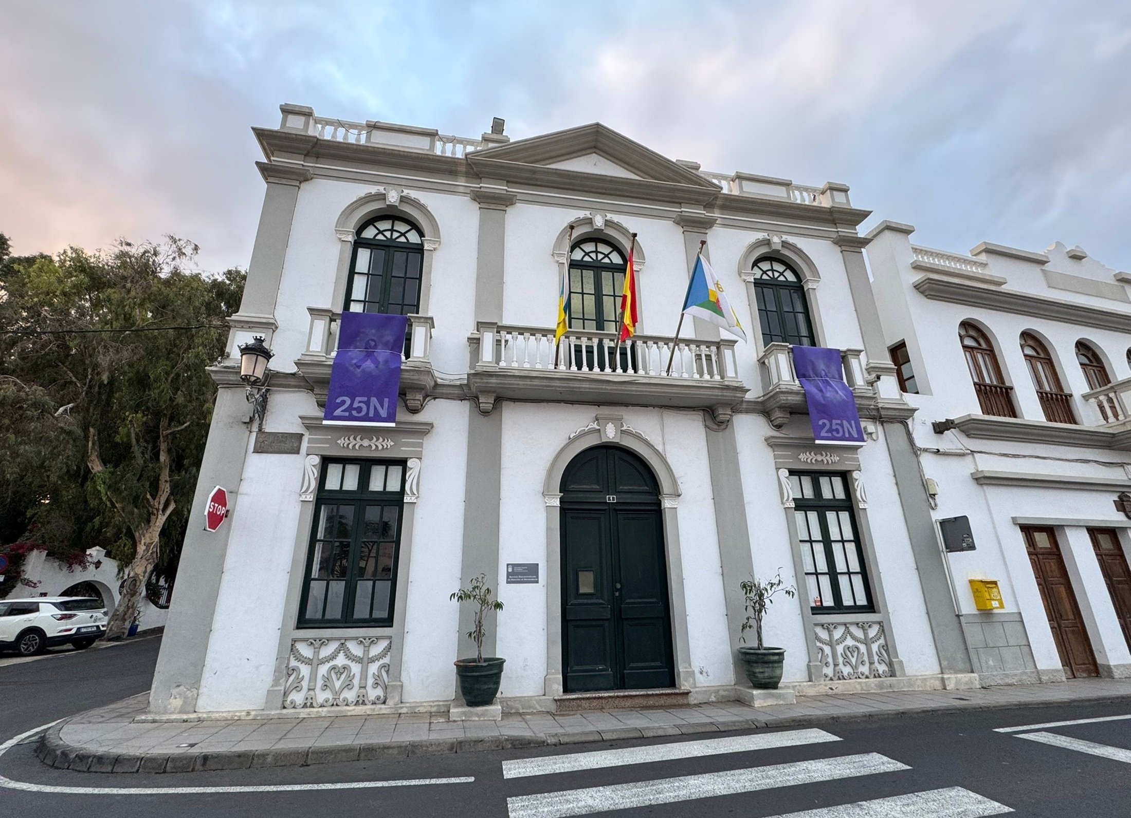 Ayuntamiento de Haría. Foto: Andrea Domínguez