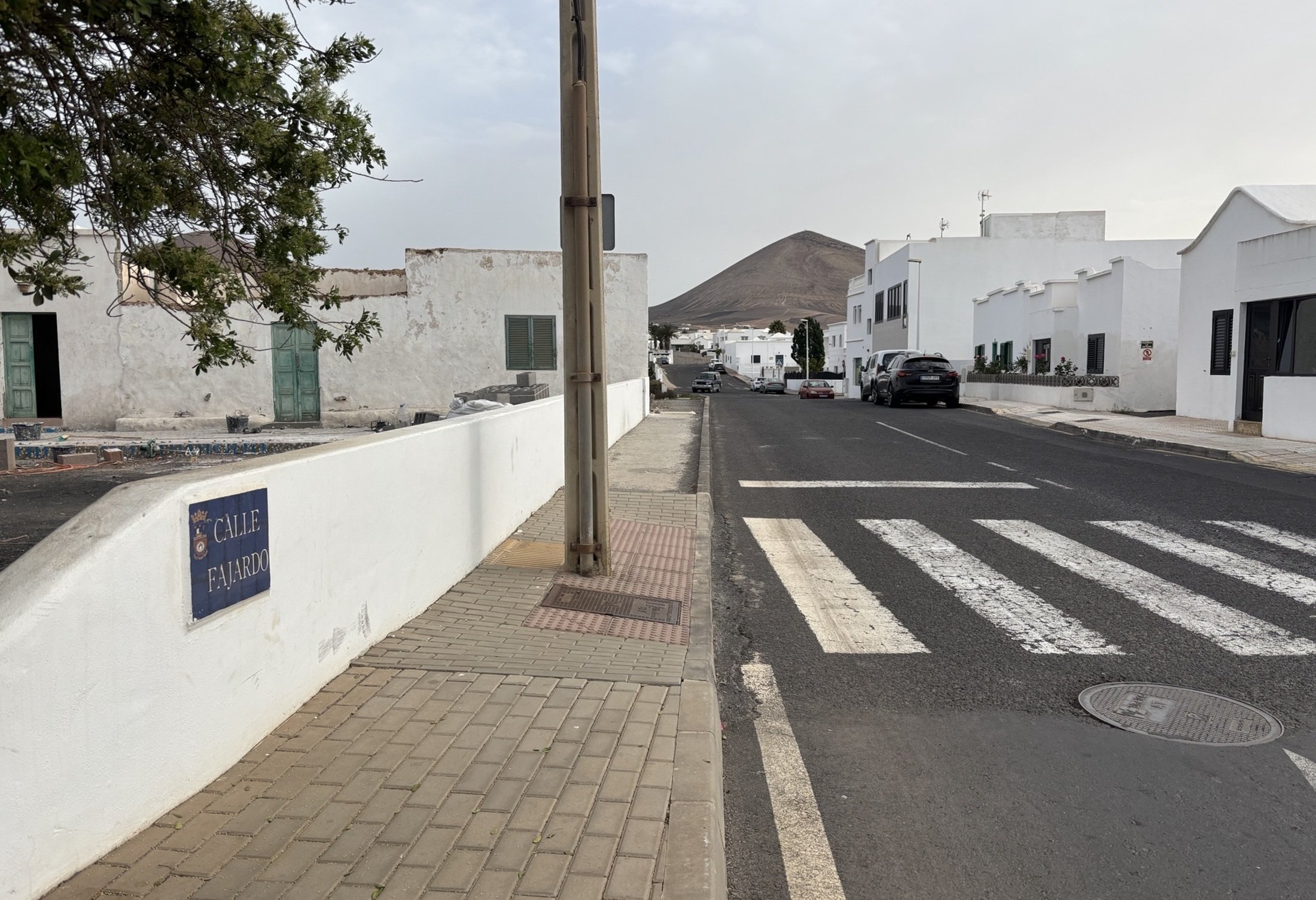 Calle Fajardo, en Tías