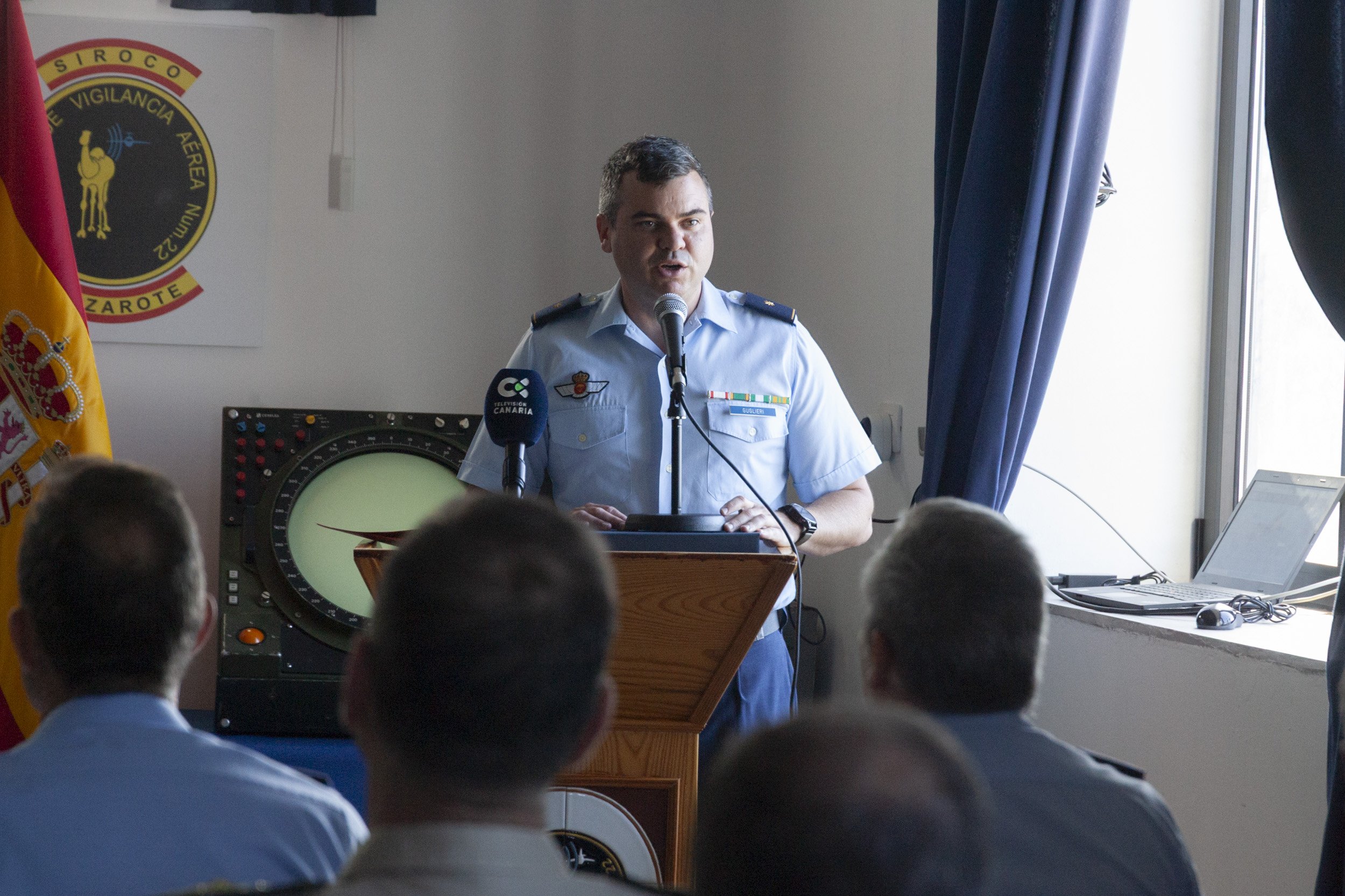 Inauguración del nuevo radar LRR en Peñas del Chache
