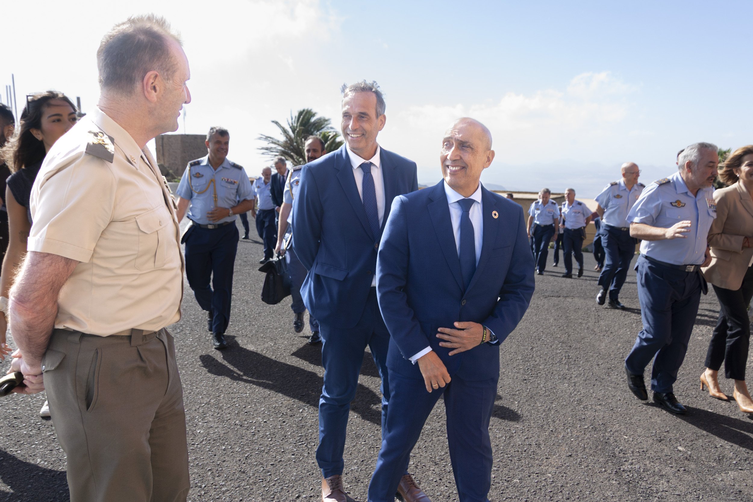 Inauguración del nuevo radar LRR en Peñas del Chache