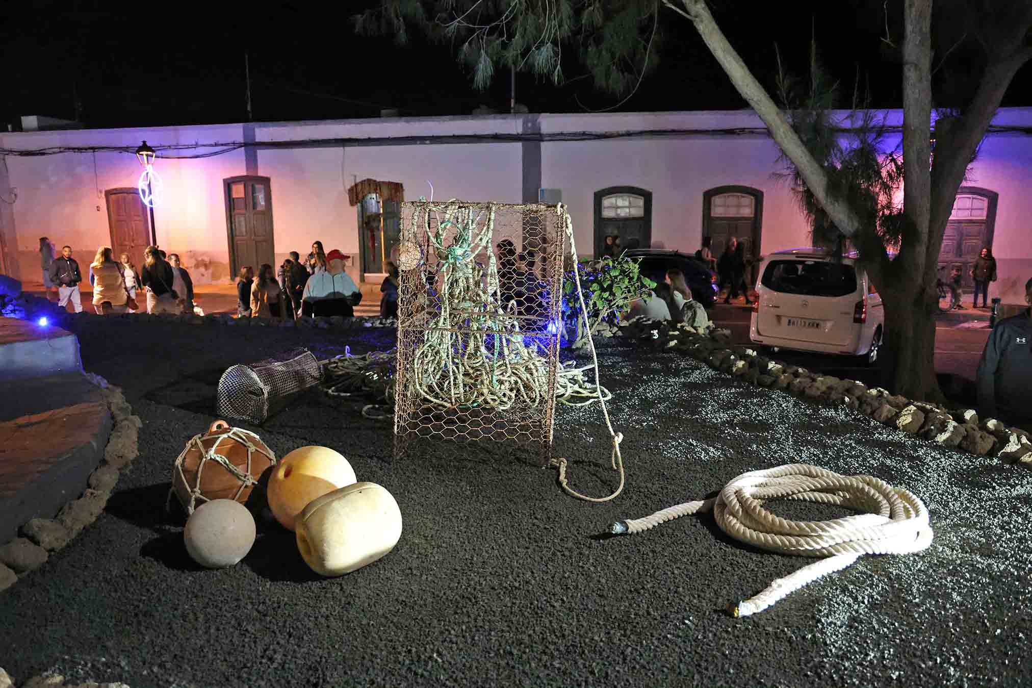 Belén y encendido de Tinajo. Fotos: La Voz. Belén y encendido de Tinajo. Fotos: La Voz.