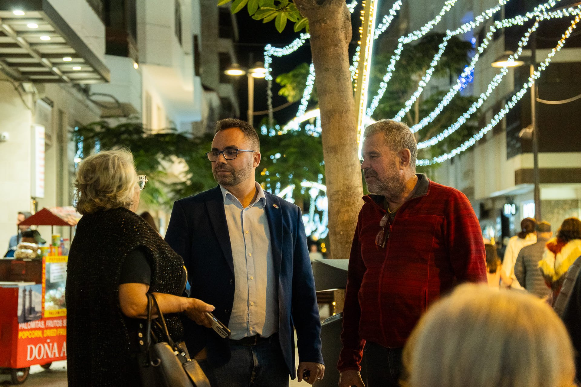 Inauguración del Belén de Arrecife en el Mercadillo. Fotos: Ayuntamiento de Arrecife.