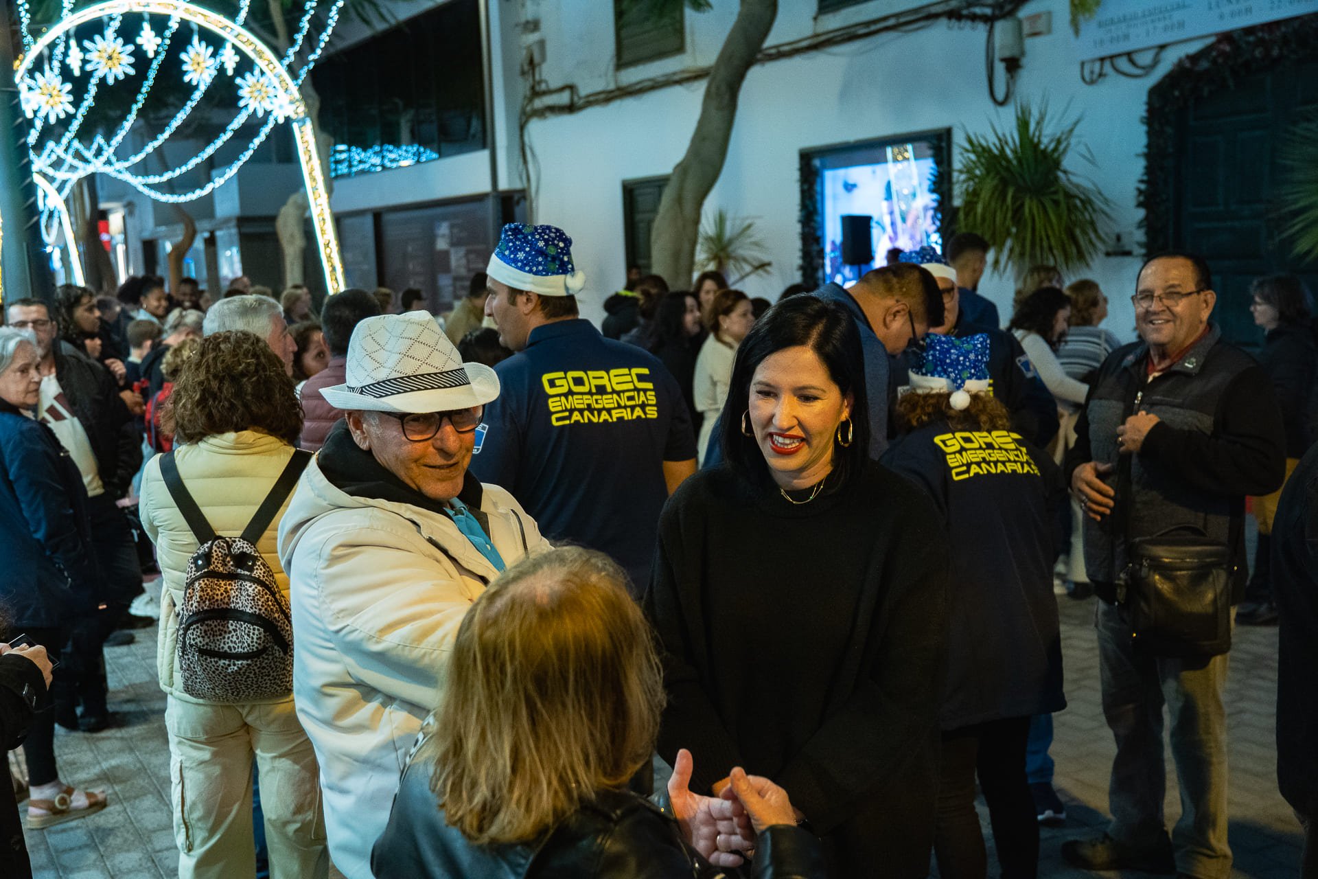 Inauguración del Belén de Arrecife en el Mercadillo. Fotos: Ayuntamiento de Arrecife.