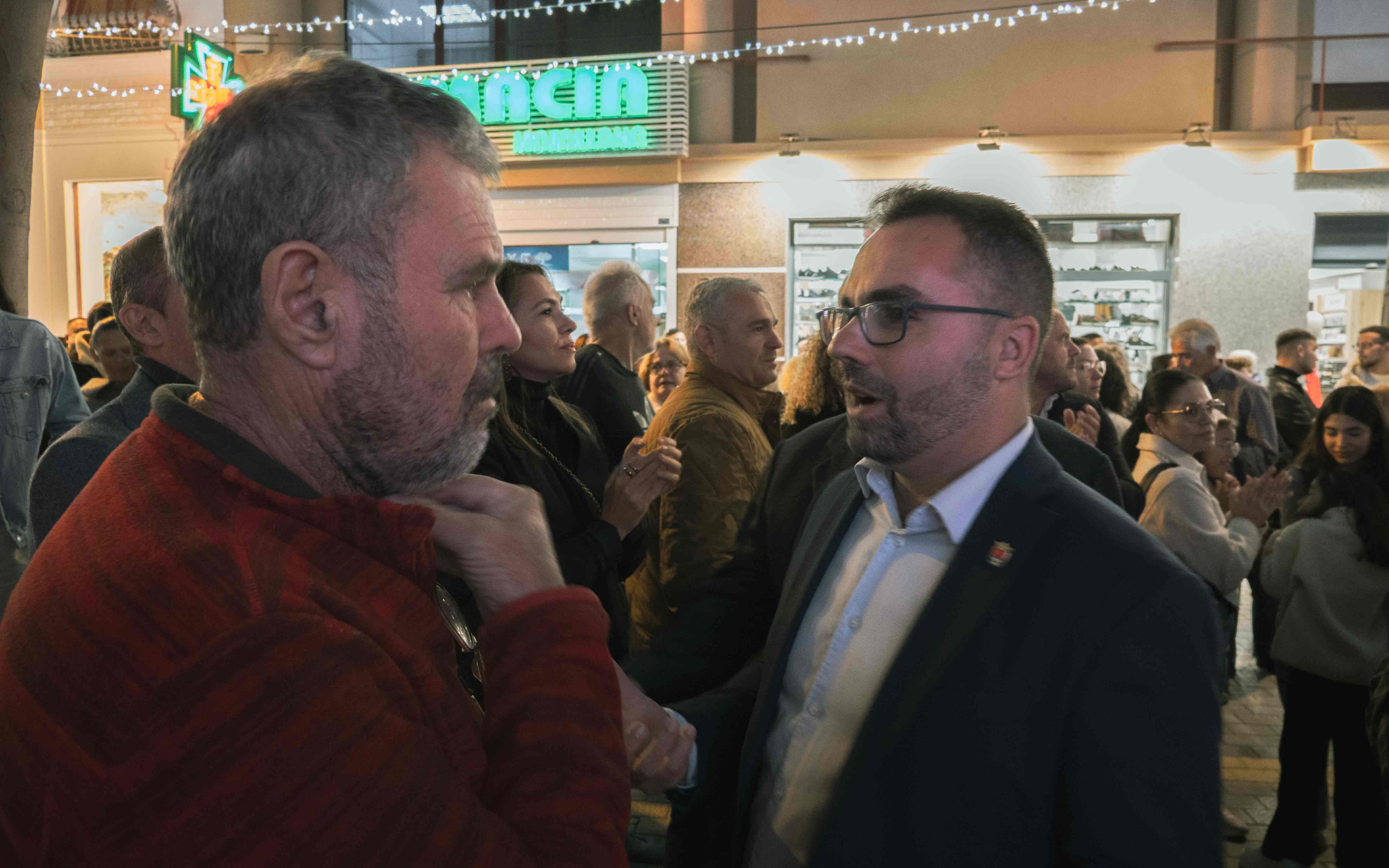 Inauguración del Belén de Arrecife en el Mercadillo. Fotos: Ayuntamiento de Arrecife.