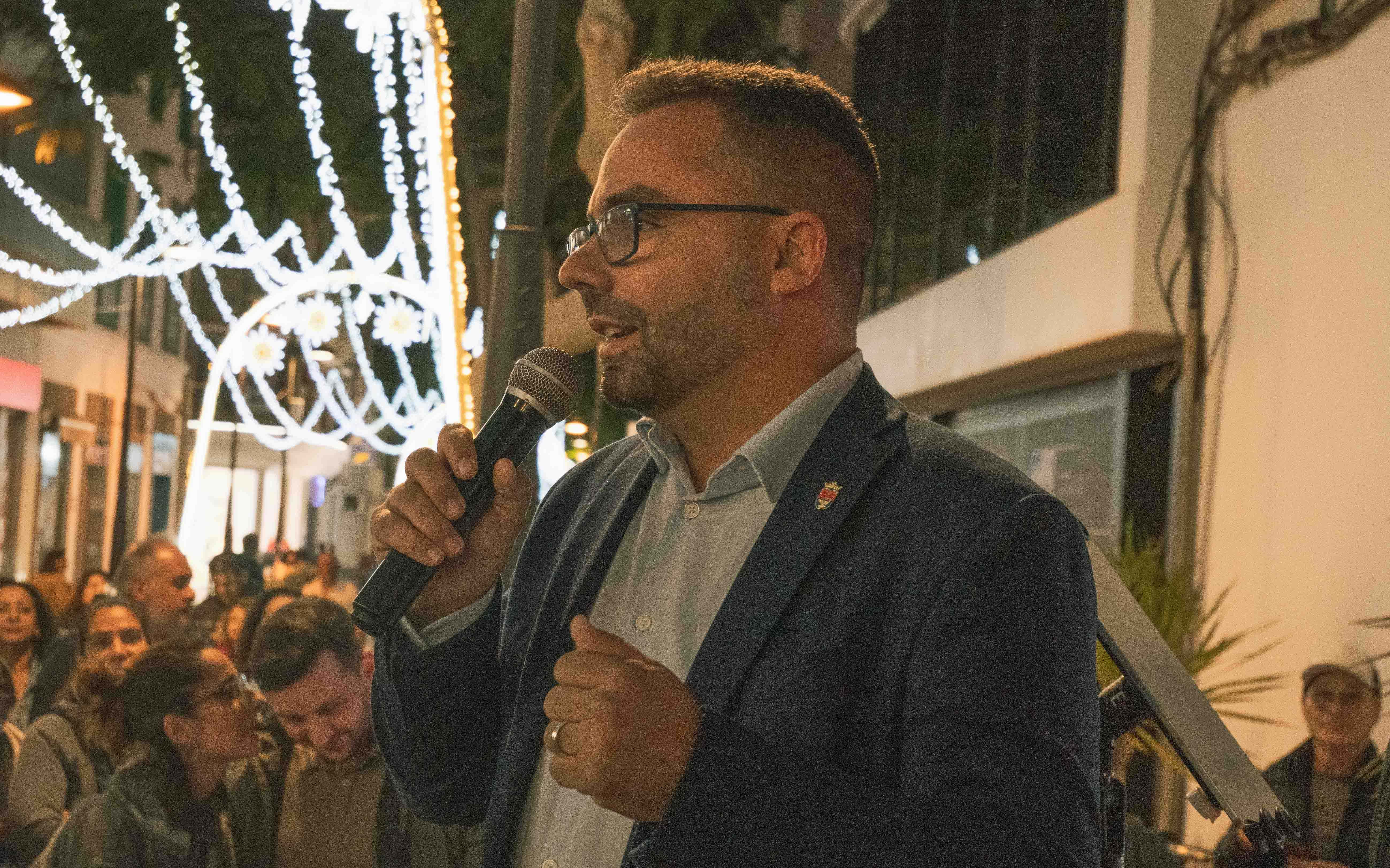 Inauguración del Belén de Arrecife en el Mercadillo. Fotos: Ayuntamiento de Arrecife.