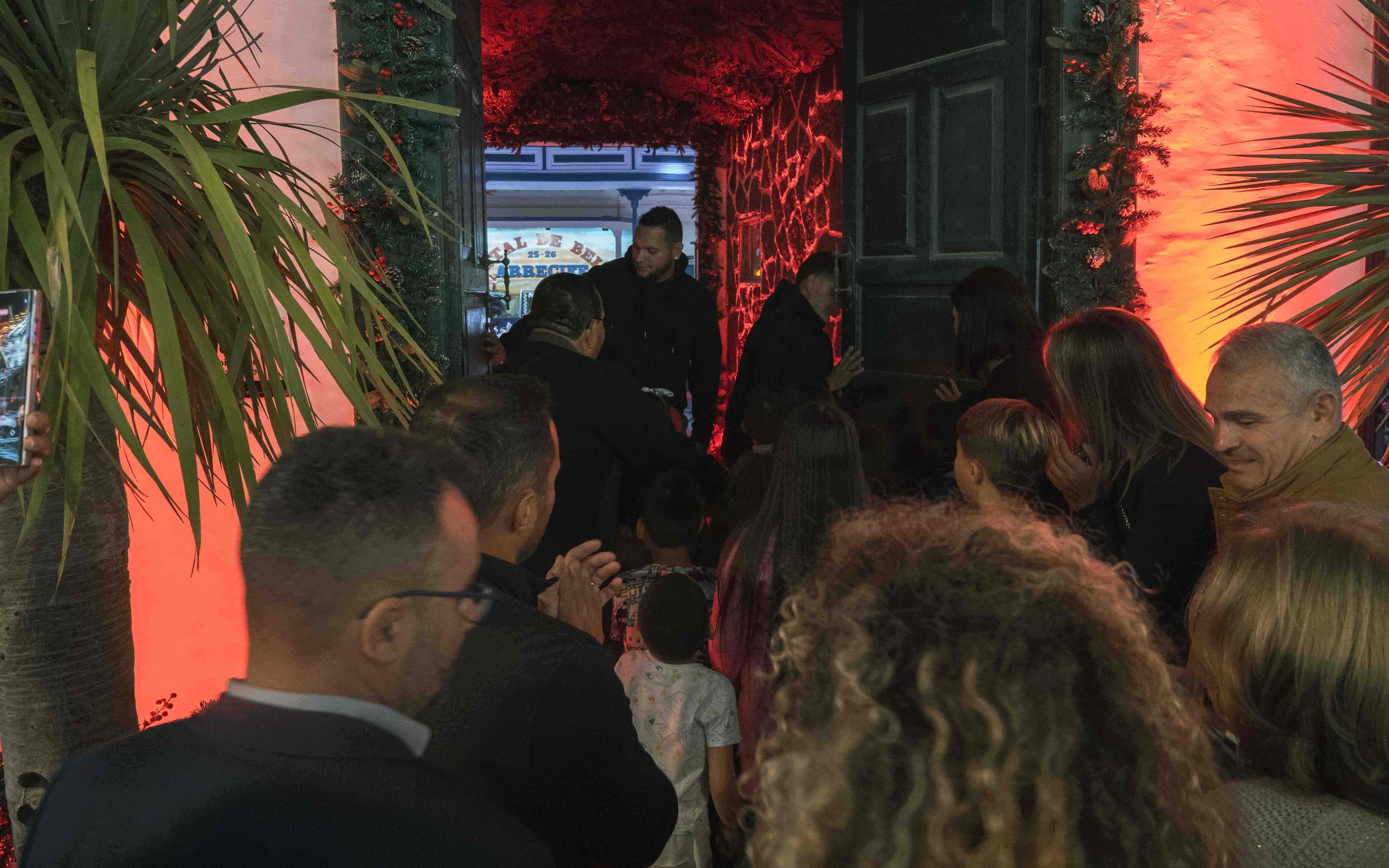 Inauguración del Belén de Arrecife en el Mercadillo. Fotos: Ayuntamiento de Arrecife.