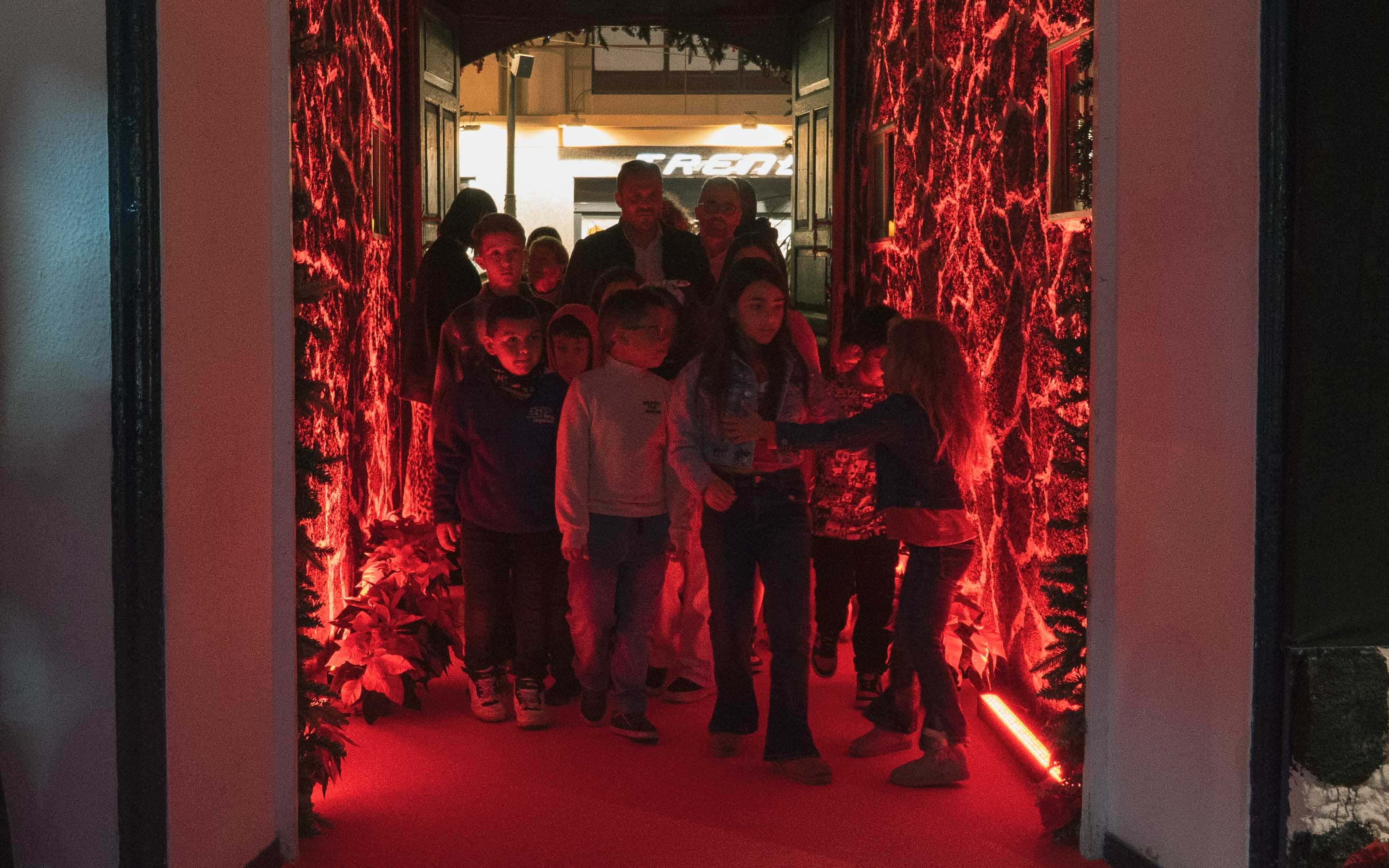 Inauguración del Belén de Arrecife en el Mercadillo. Fotos: Ayuntamiento de Arrecife.