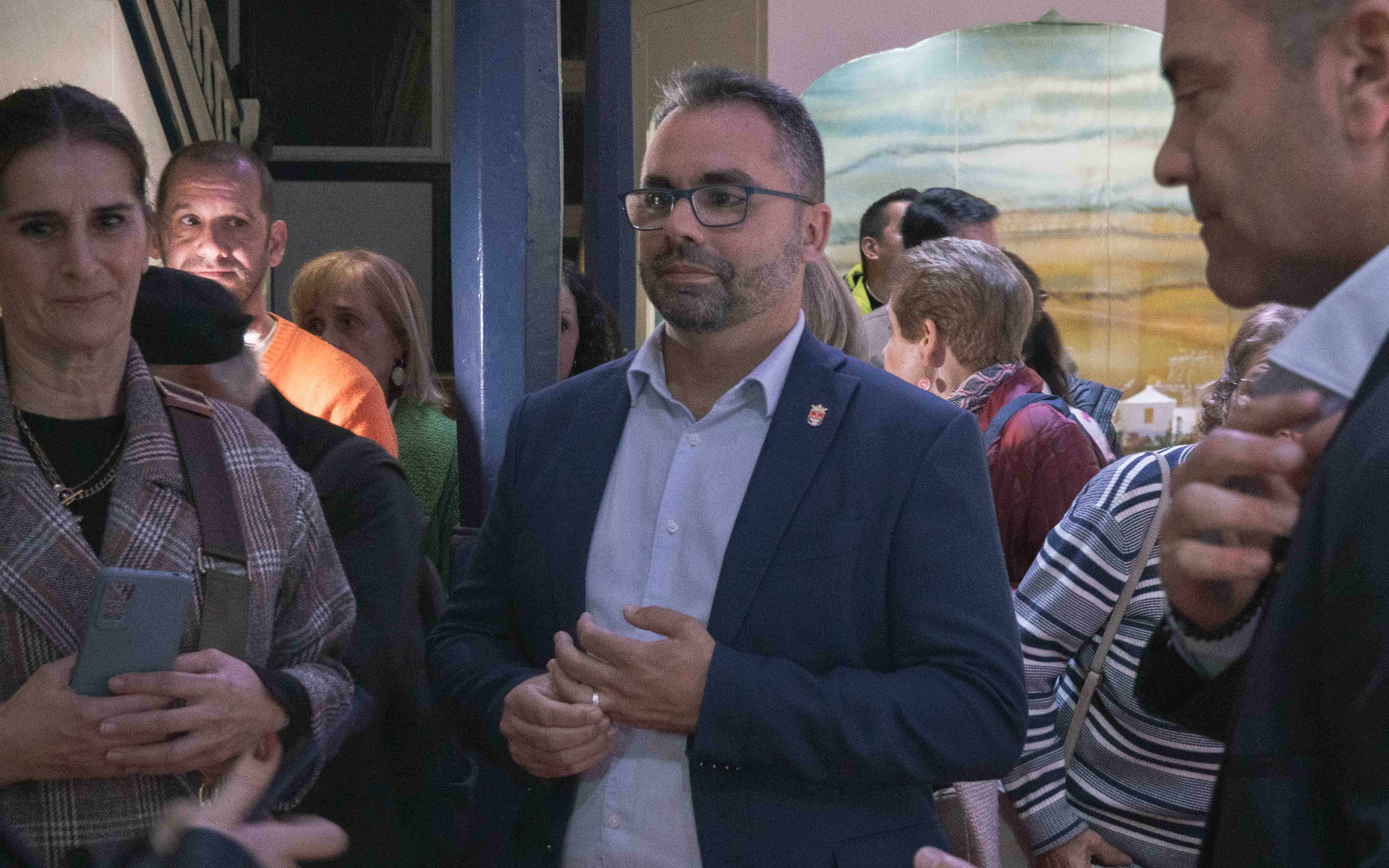 Inauguración del Belén de Arrecife en el Mercadillo. Fotos: Ayuntamiento de Arrecife.