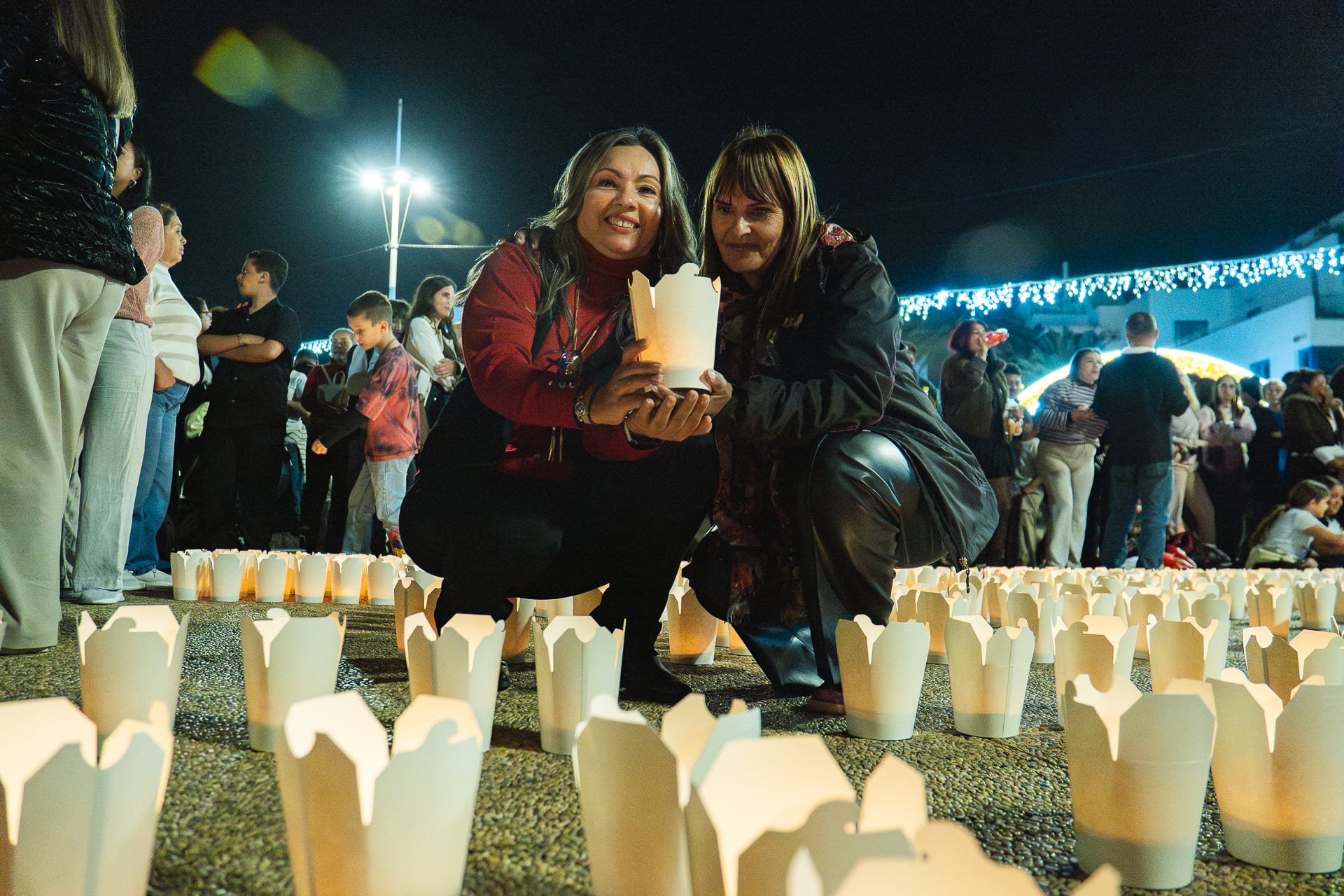 Noche de Velitas en Arrecife. Foto: Ayuntamiento de Arrecife.