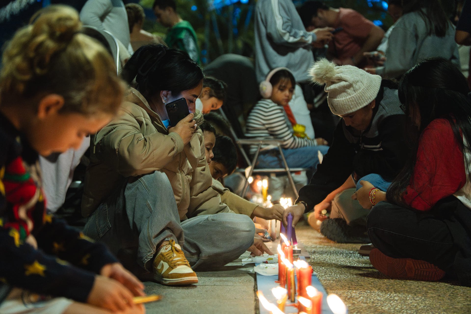 Noche de Velitas en Arrecife. Foto: Ayuntamiento de Arrecife.