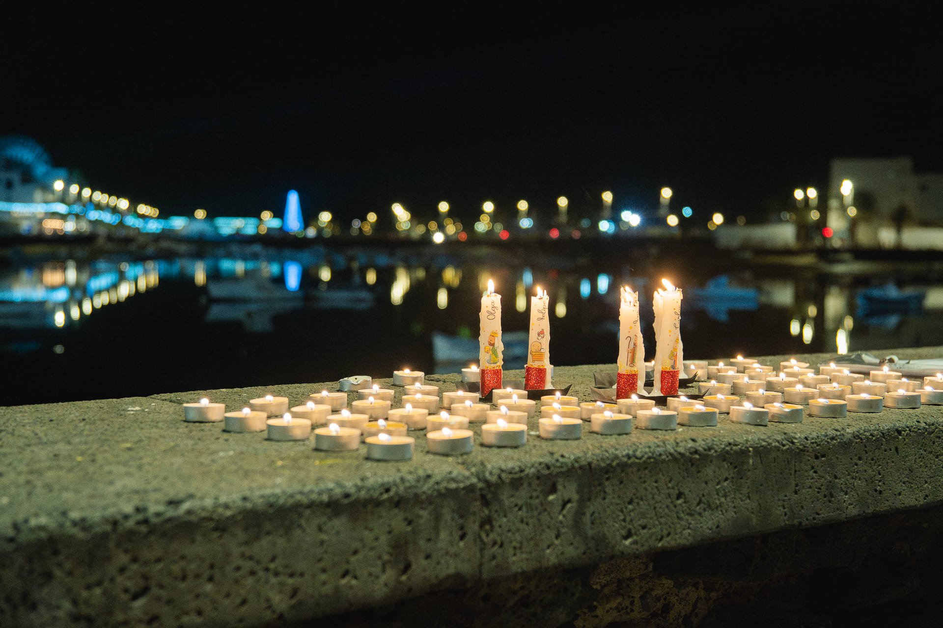 Noche de Velitas en Arrecife. Foto: Ayuntamiento de Arrecife.