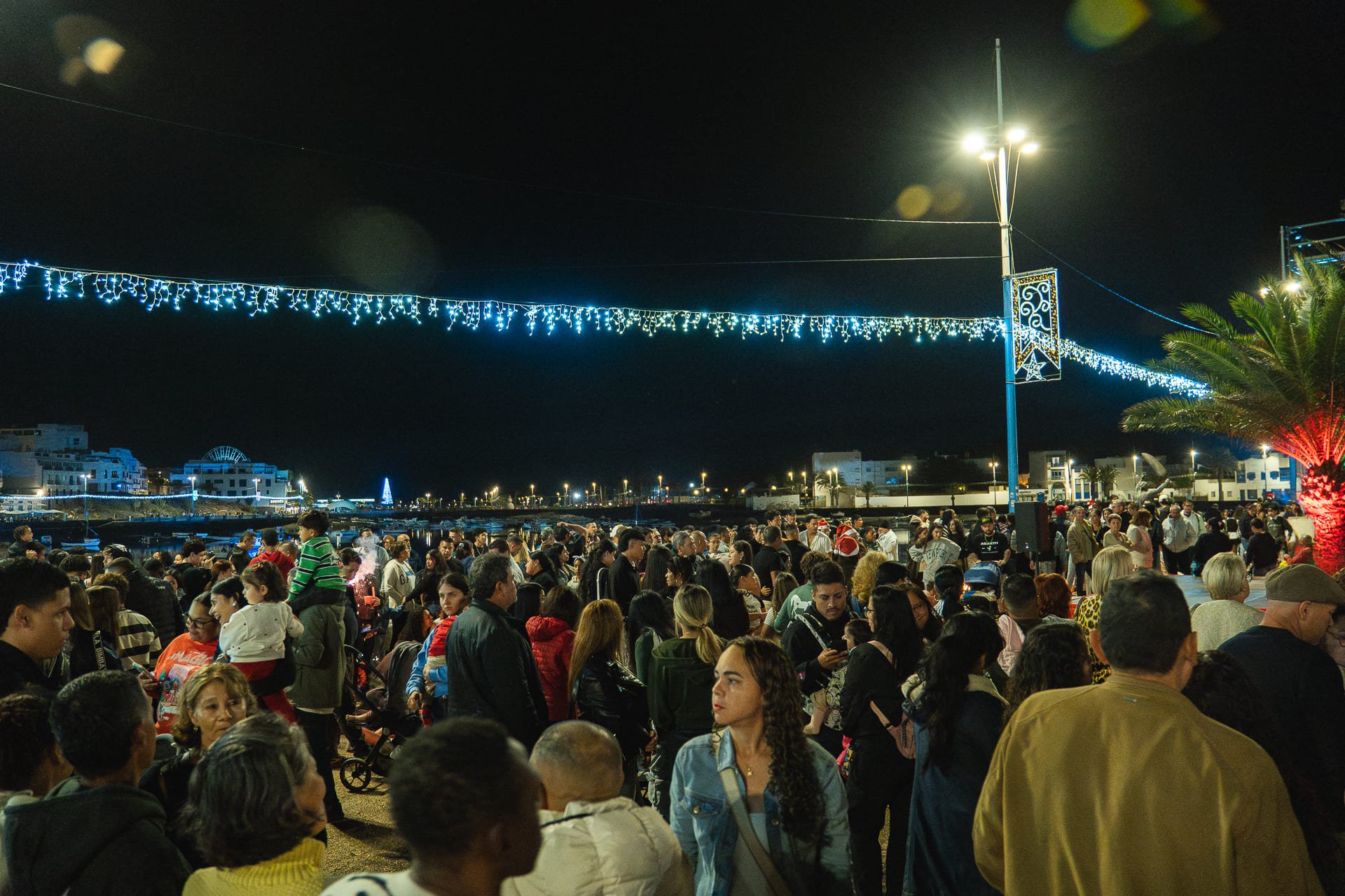 Noche de Velitas en Arrecife. Foto: Ayuntamiento de Arrecife.