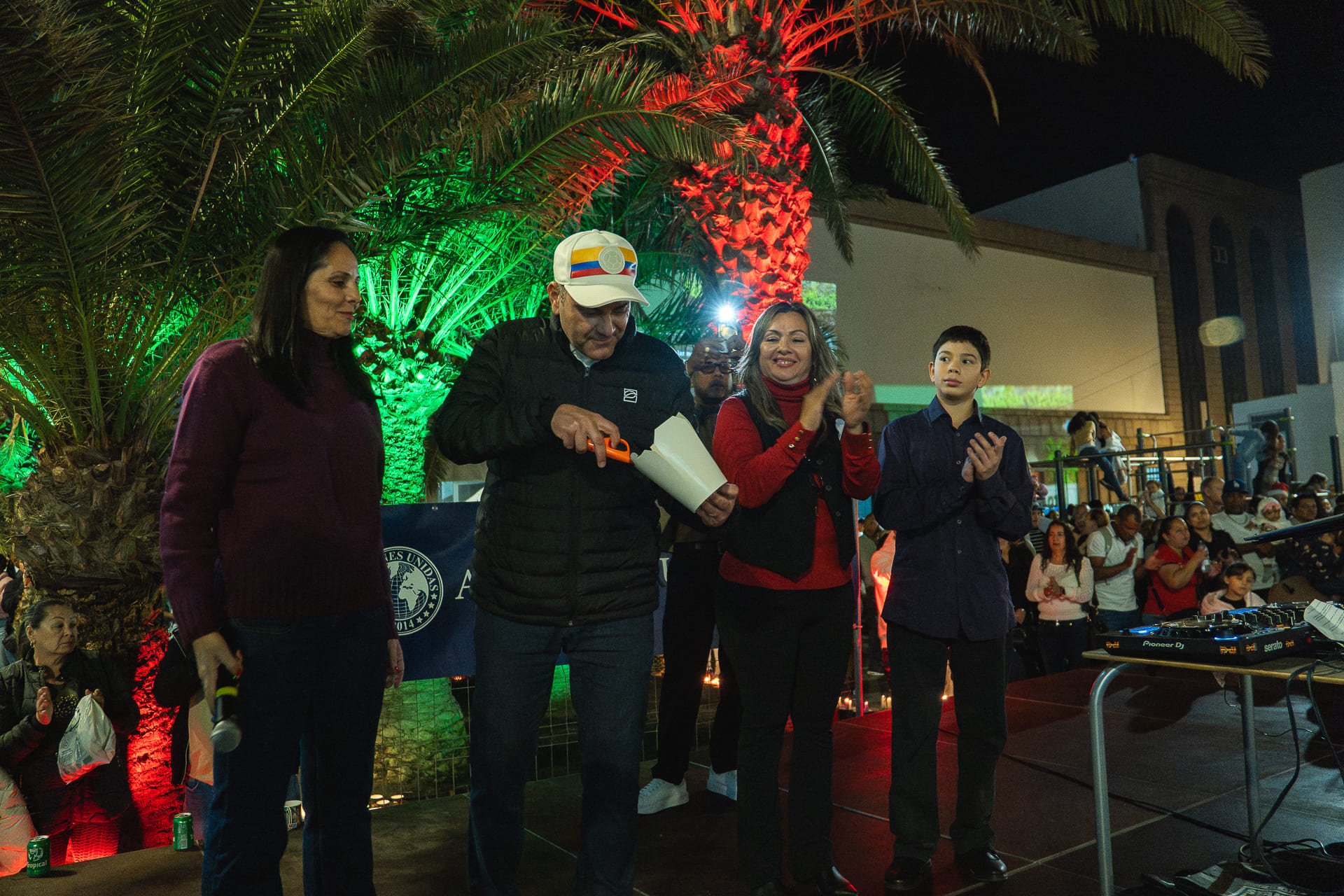 Noche de Velitas en Arrecife. Foto: Ayuntamiento de Arrecife.