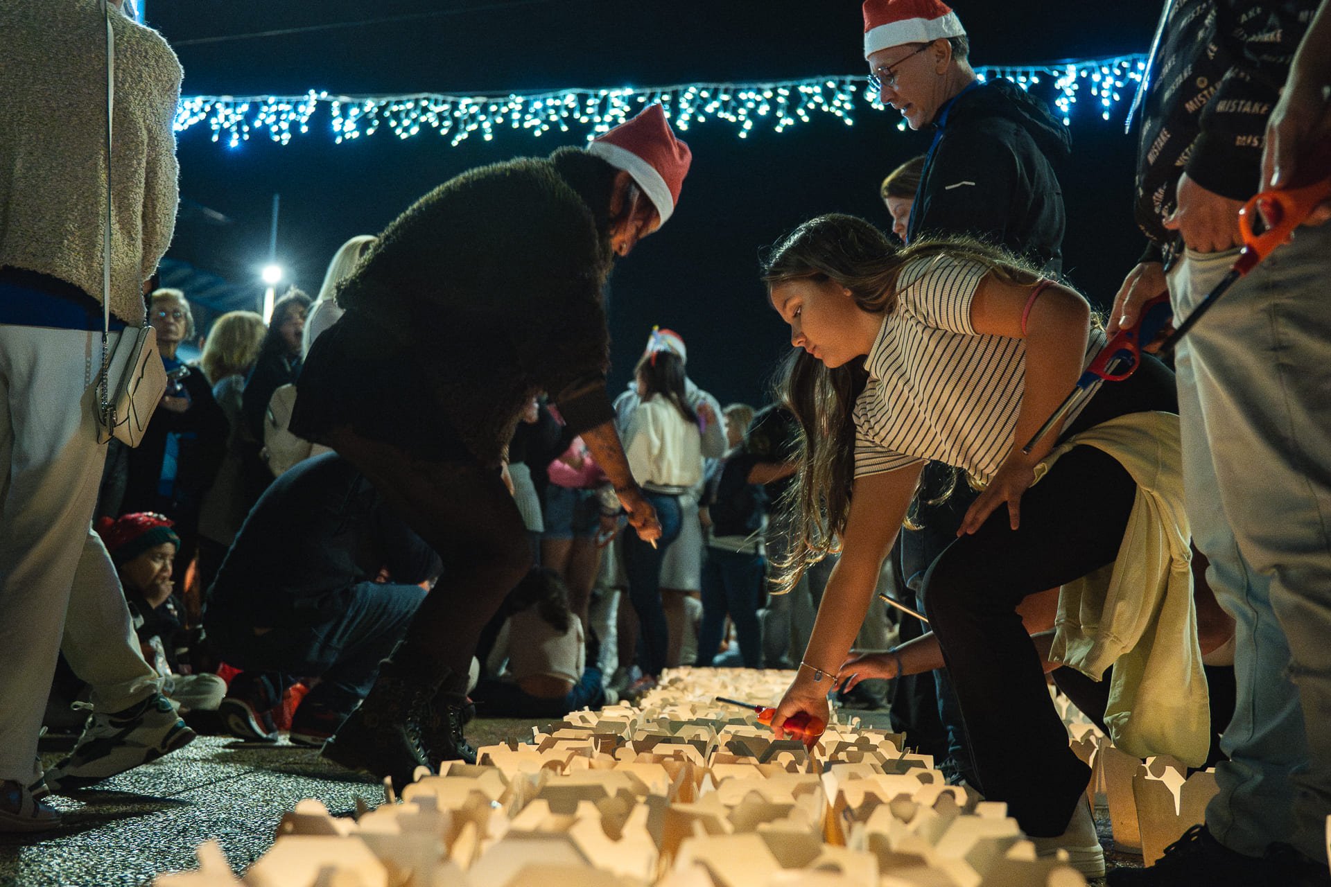 Noche de Velitas en Arrecife. Foto: Ayuntamiento de Arrecife.