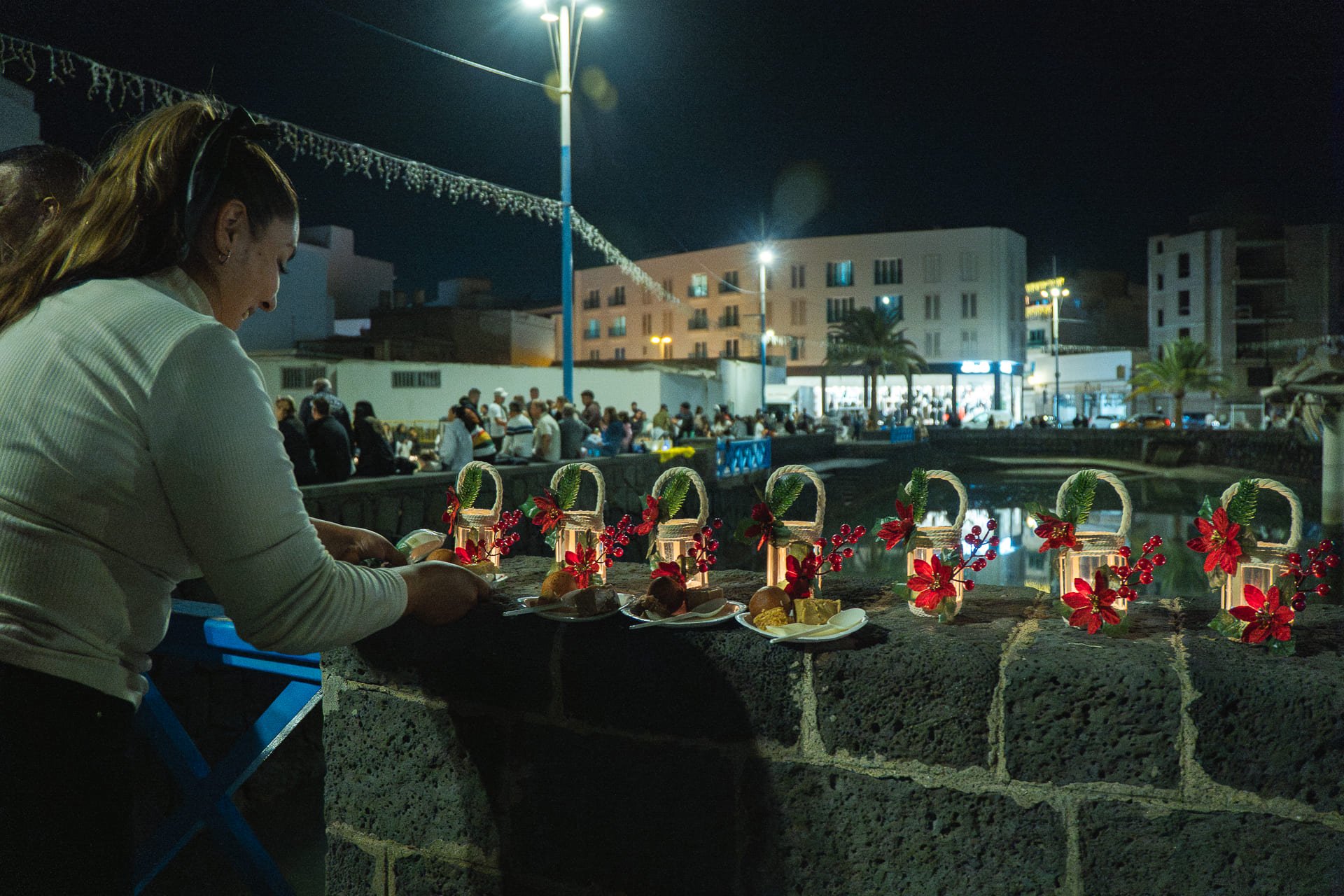 Noche de Velitas en Arrecife. Foto: Ayuntamiento de Arrecife.