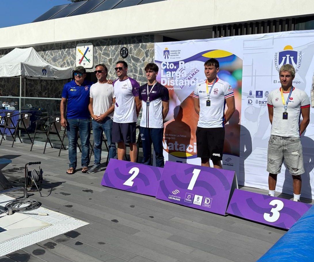 CN Nadamas. Cto Canarias Larga Distancia. Podio Júnior 2 Masculino CN Nadamas. Cto Canarias Larga Distancia. Podio Júnior 2 Masculino