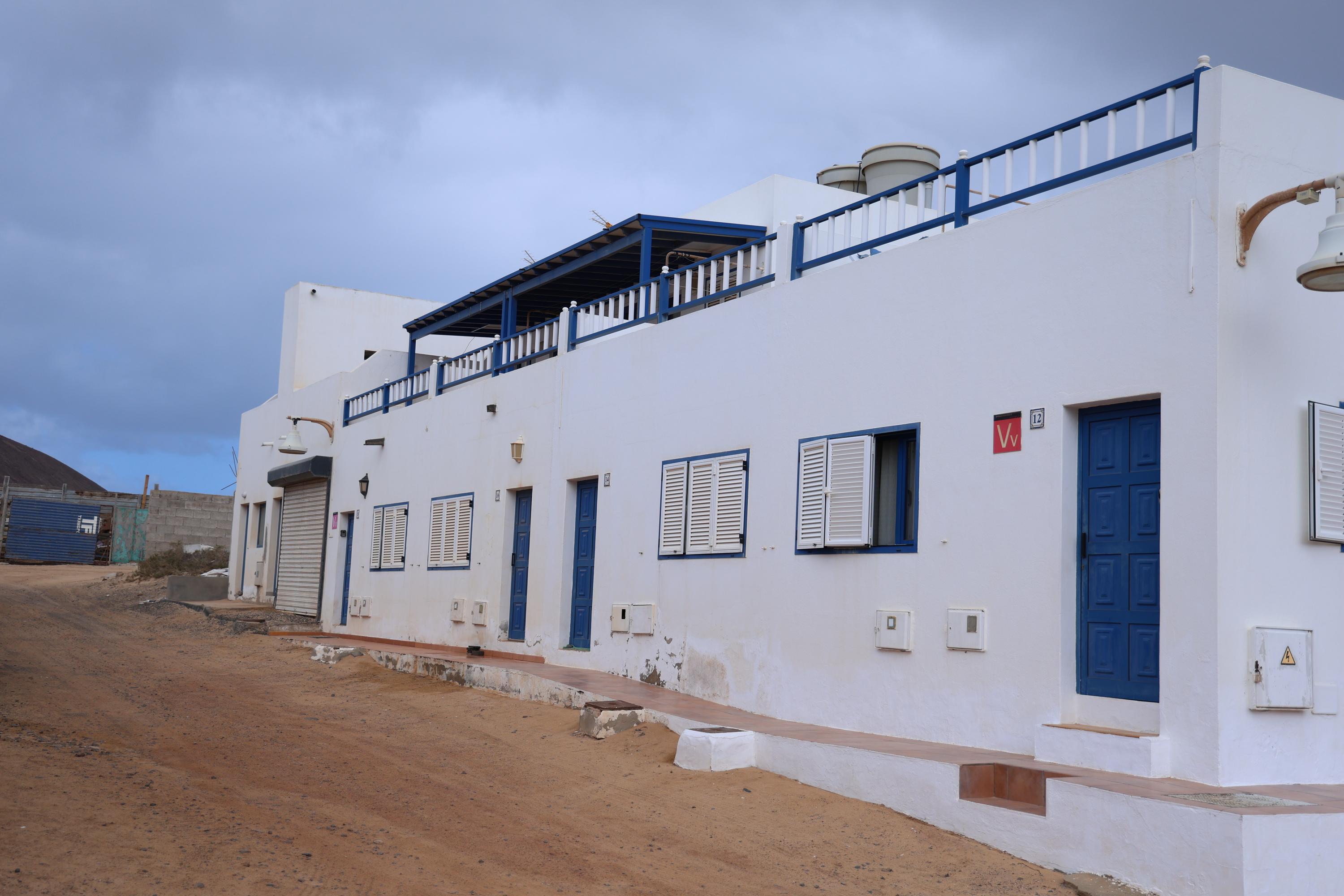 Una vivienda vacacional en Caleta de Sebo, La Graciosa. Foto: La Voz.