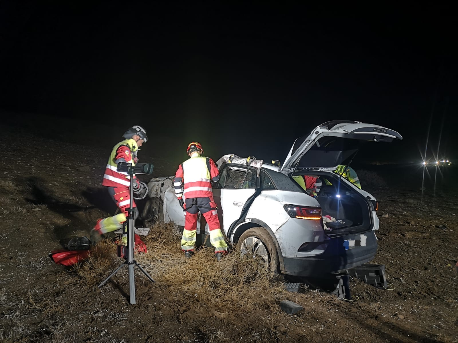 Accidente a la altura de Zonzamas Accidente a la altura de Zonzamas