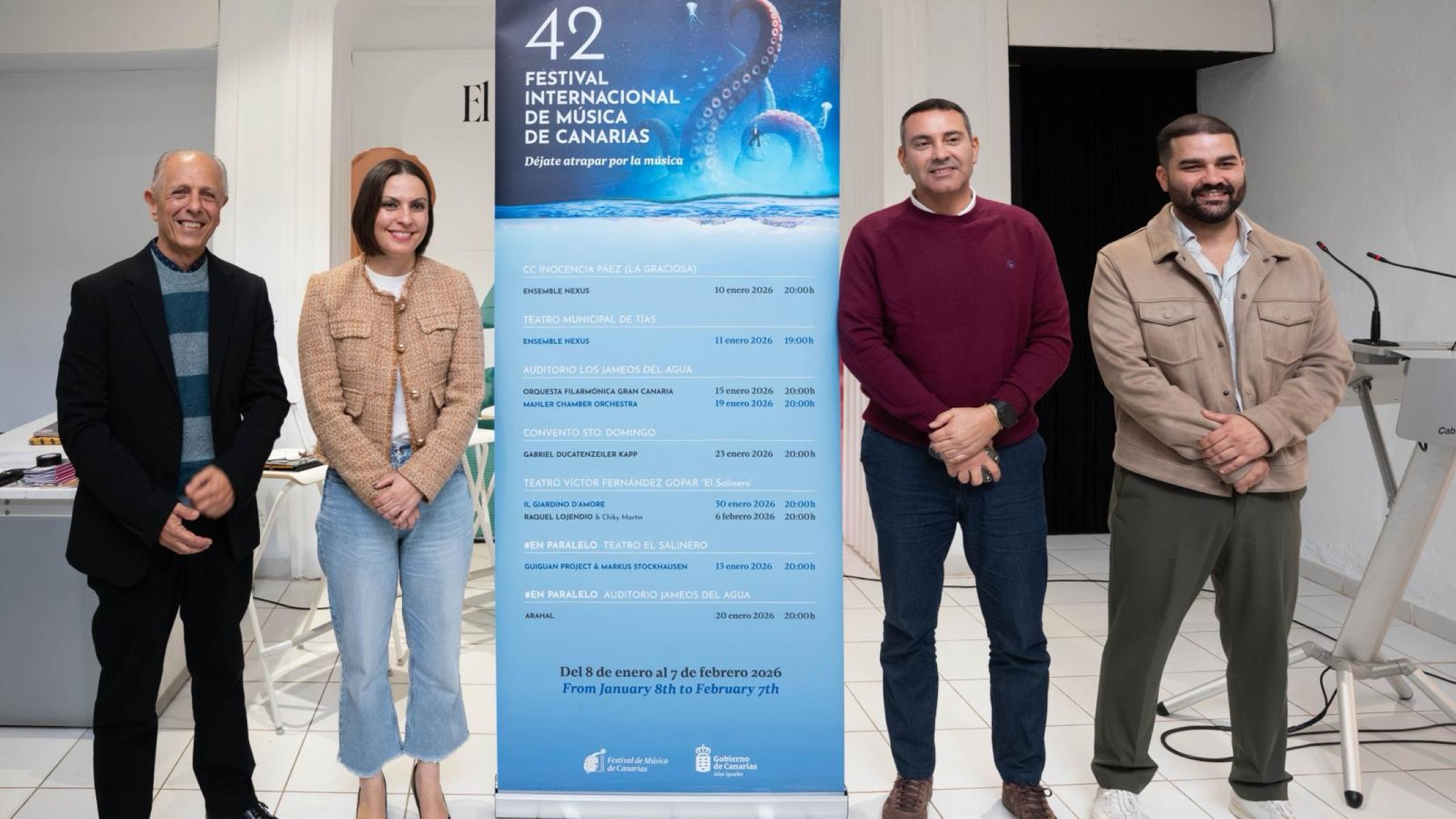 Presentación del Festival de Música de Canarias Presentación del Festival de Música de Canarias