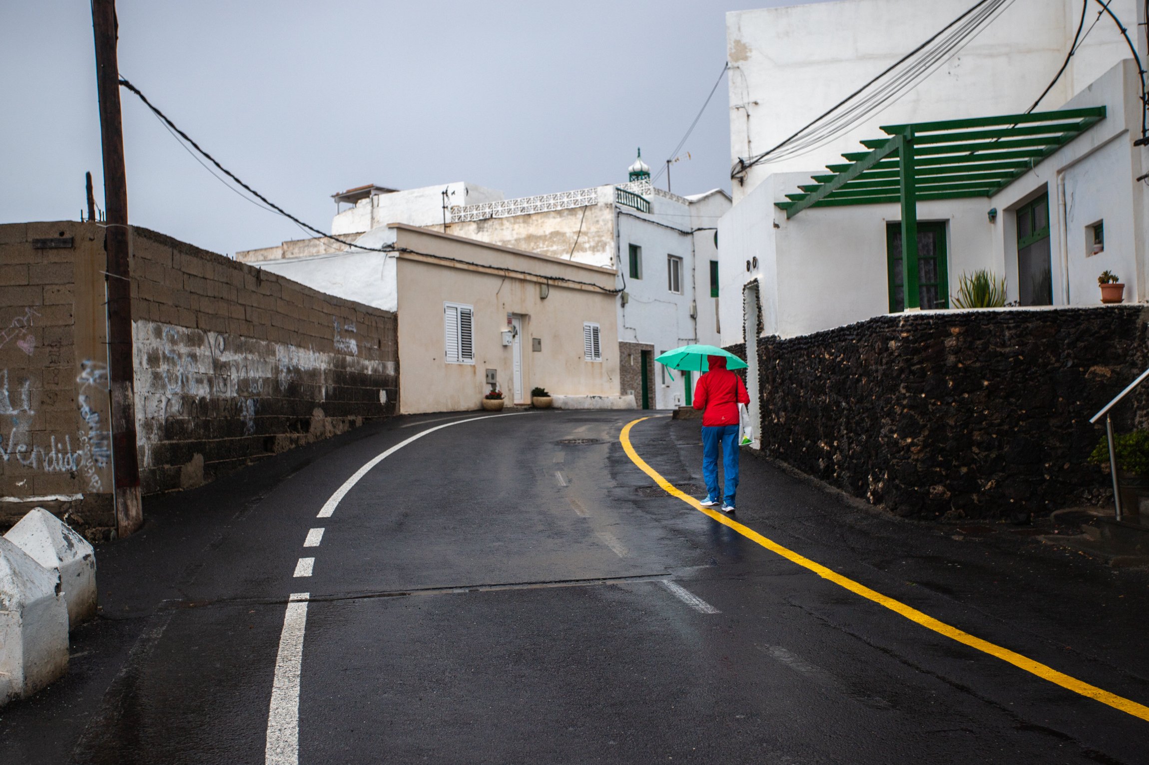 Lluvia y oleaje en Punta Mujeres. Foto: Andrea Domínguez. Lluvia y oleaje en Punta Mujeres. Foto: Andrea Domínguez.