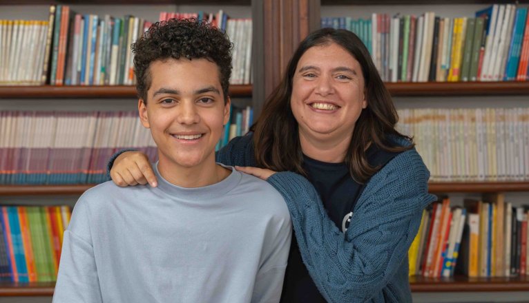 NOEL AND THE ERASMUS COORDINATOR, YURENA FERNÁNDEZ (1) NOEL AND THE ERASMUS COORDINATOR, YURENA FERNÁNDEZ (1)