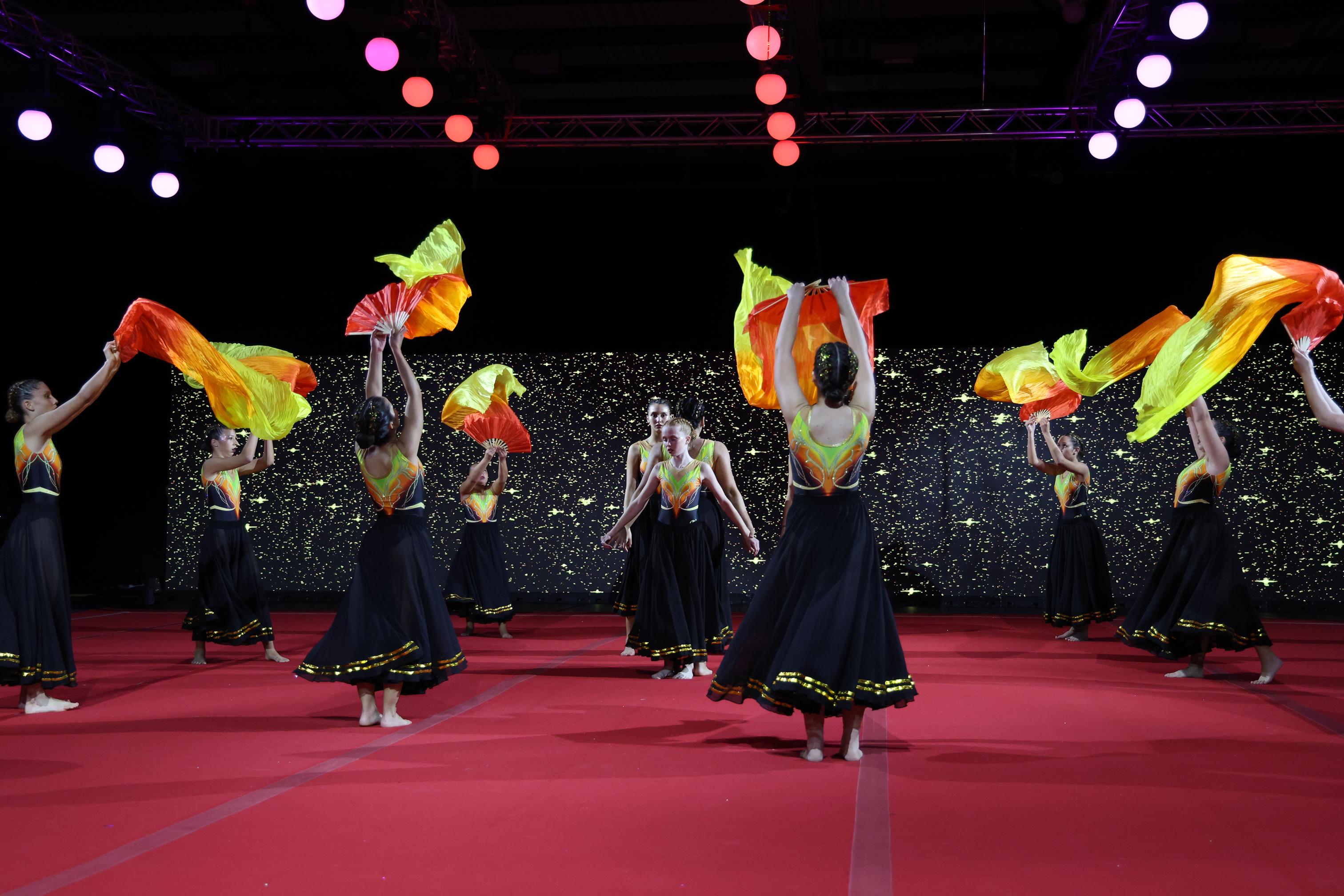 Festival de Gimnasia de Navidad. Foto: La Voz