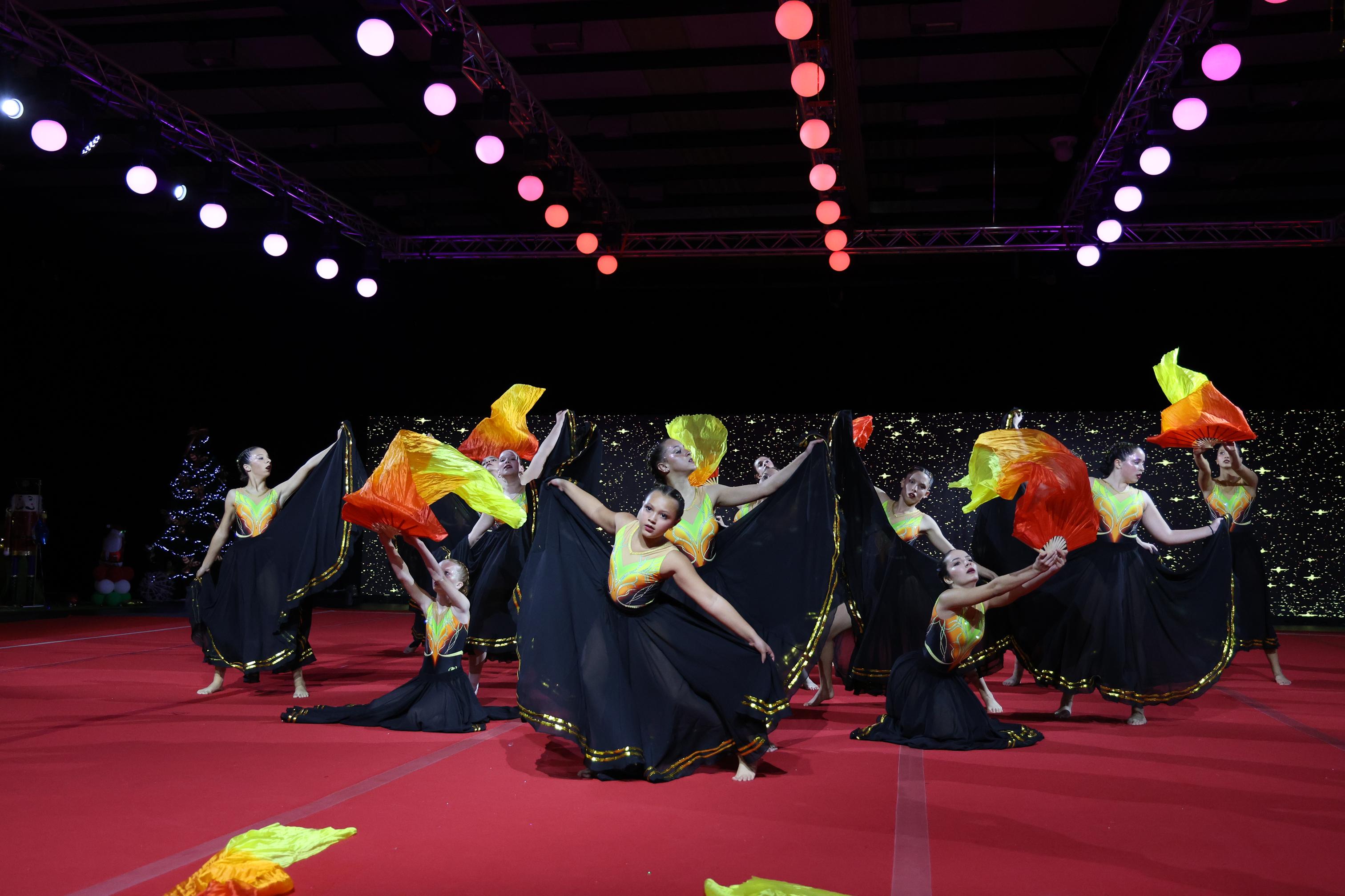 Festival de Gimnasia de Navidad. Foto: La Voz