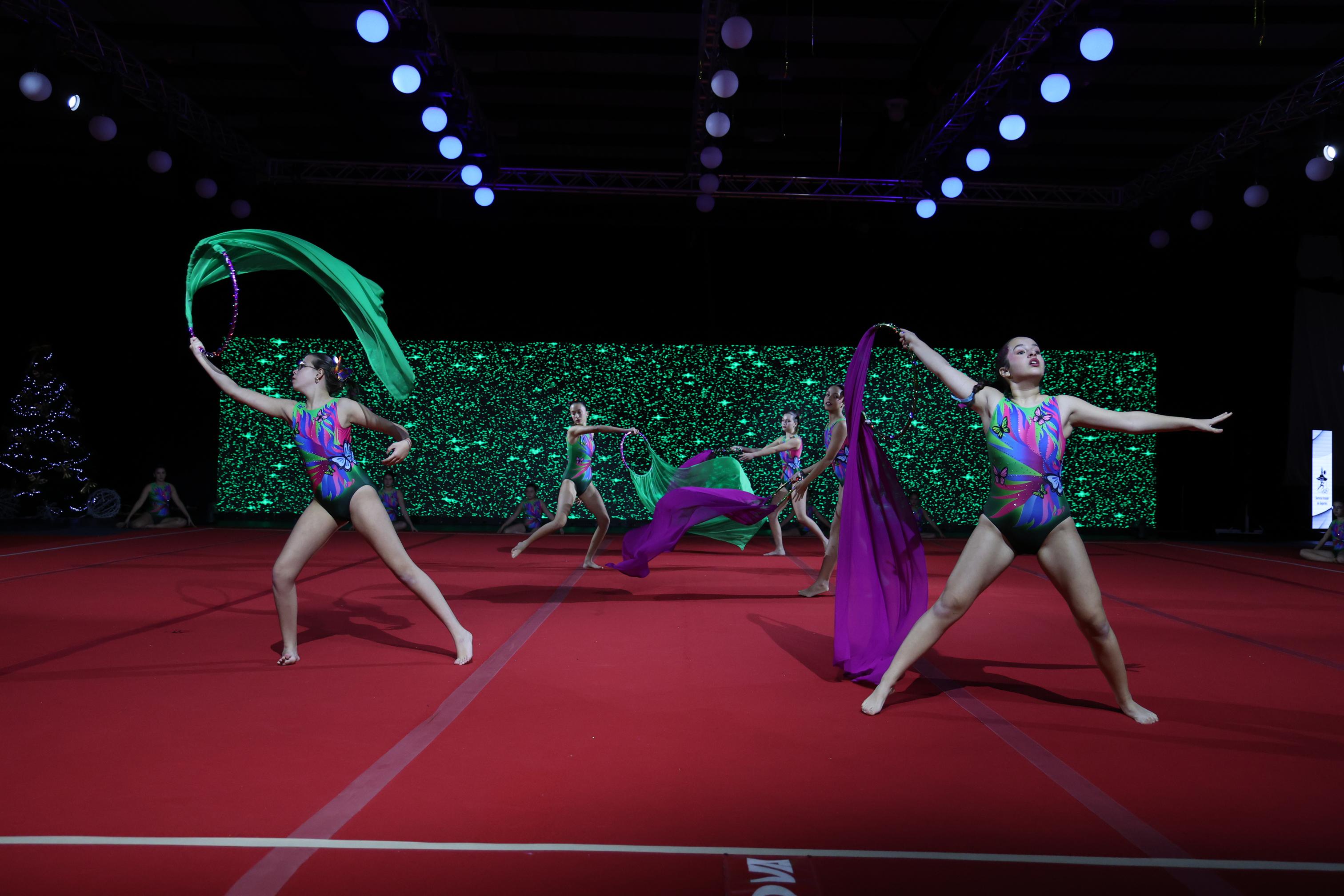 Festival de Gimnasia de Navidad. Foto: La Voz