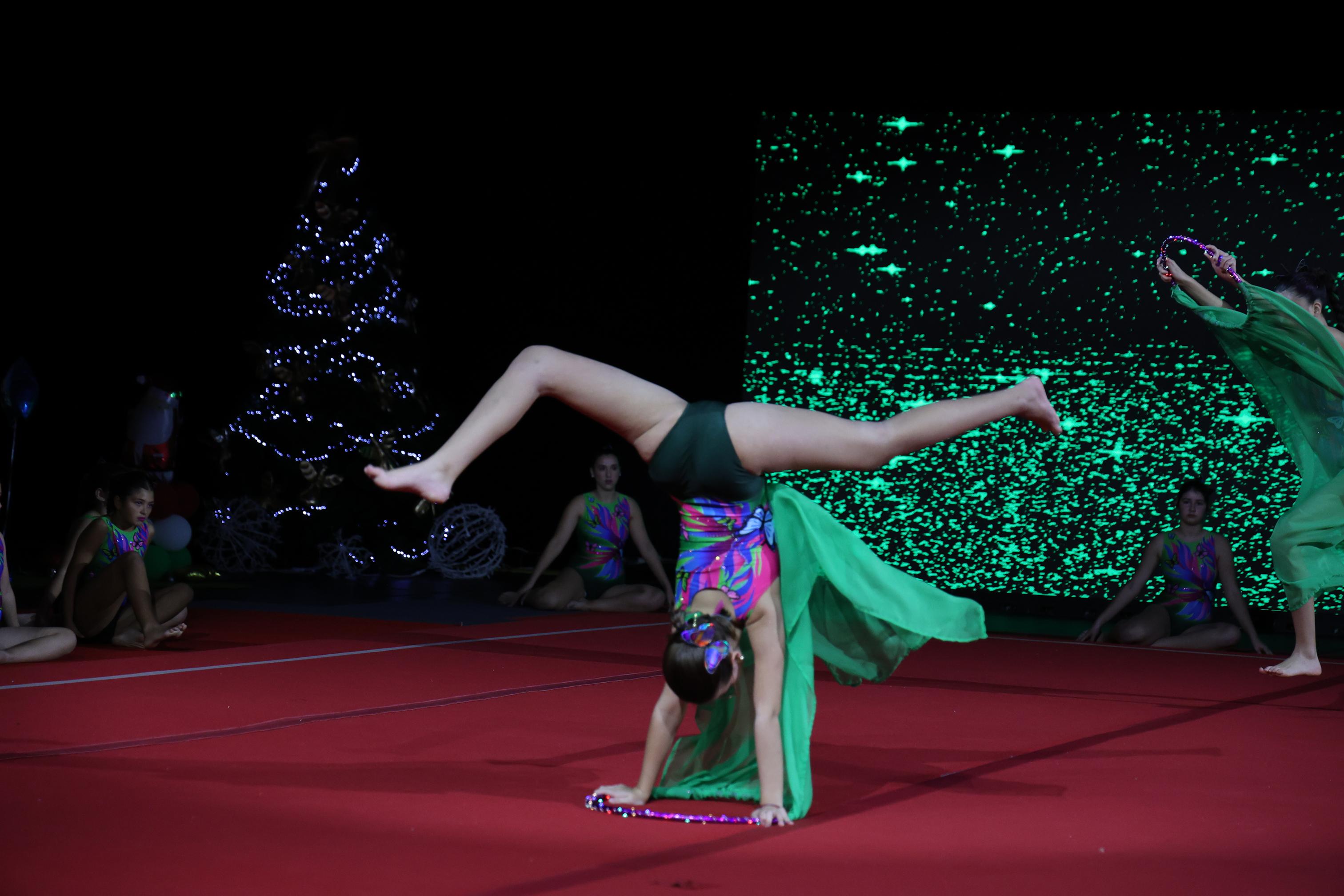 Festival de Gimnasia de Navidad. Foto: La Voz