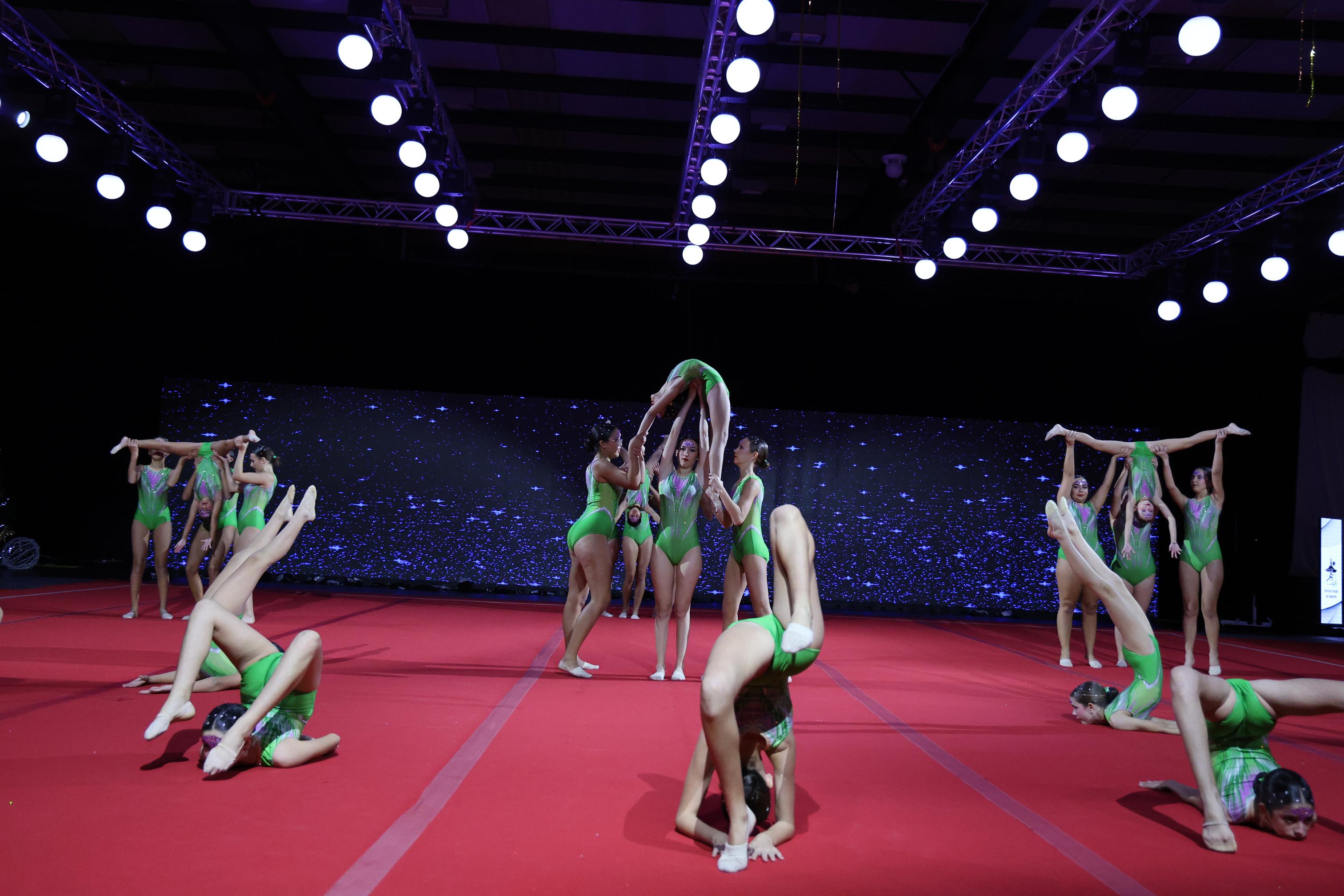 Festival de Gimnasia de Navidad. Foto: La Voz