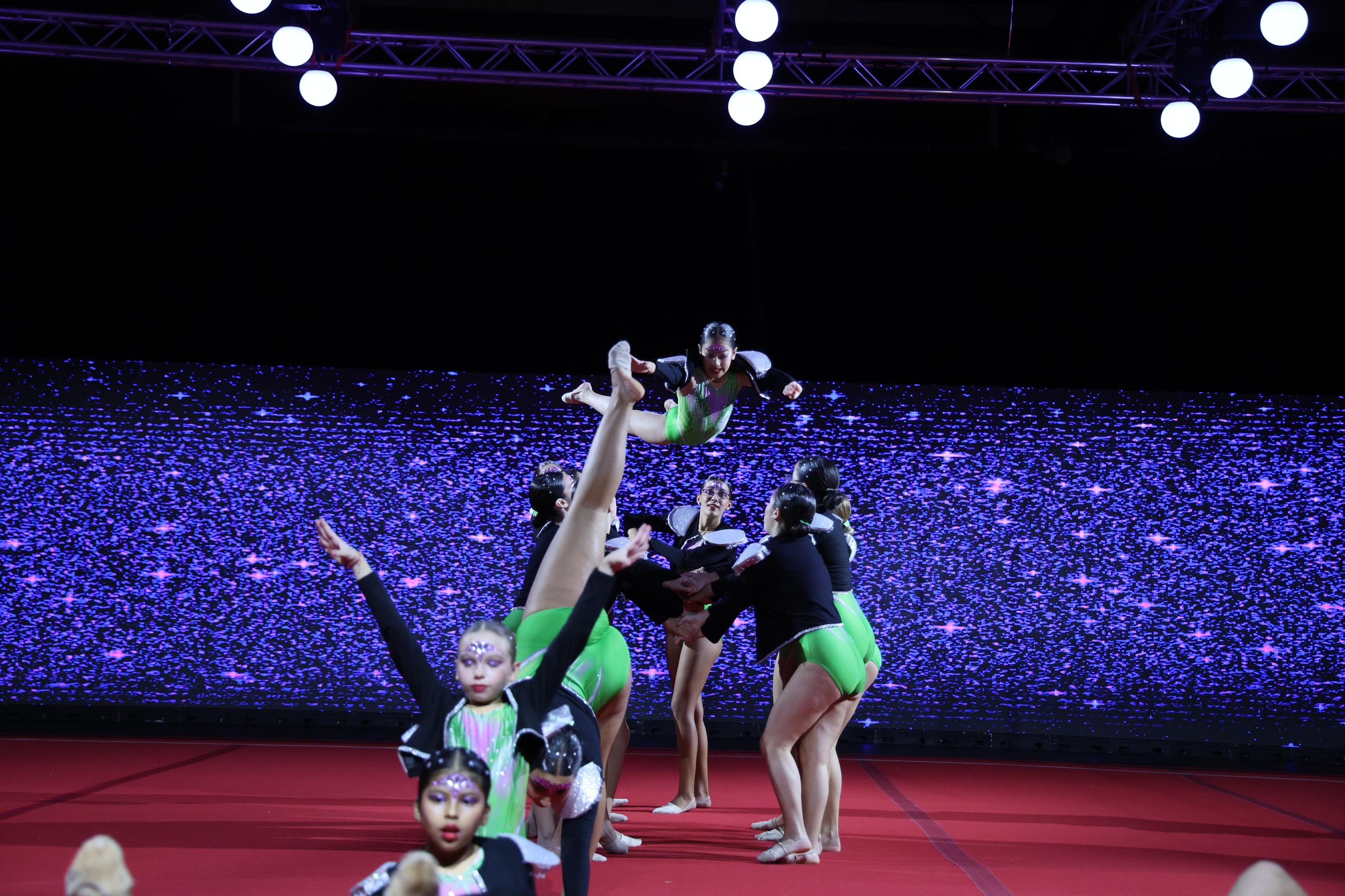 Festival de Gimnasia de Navidad. Foto: La Voz