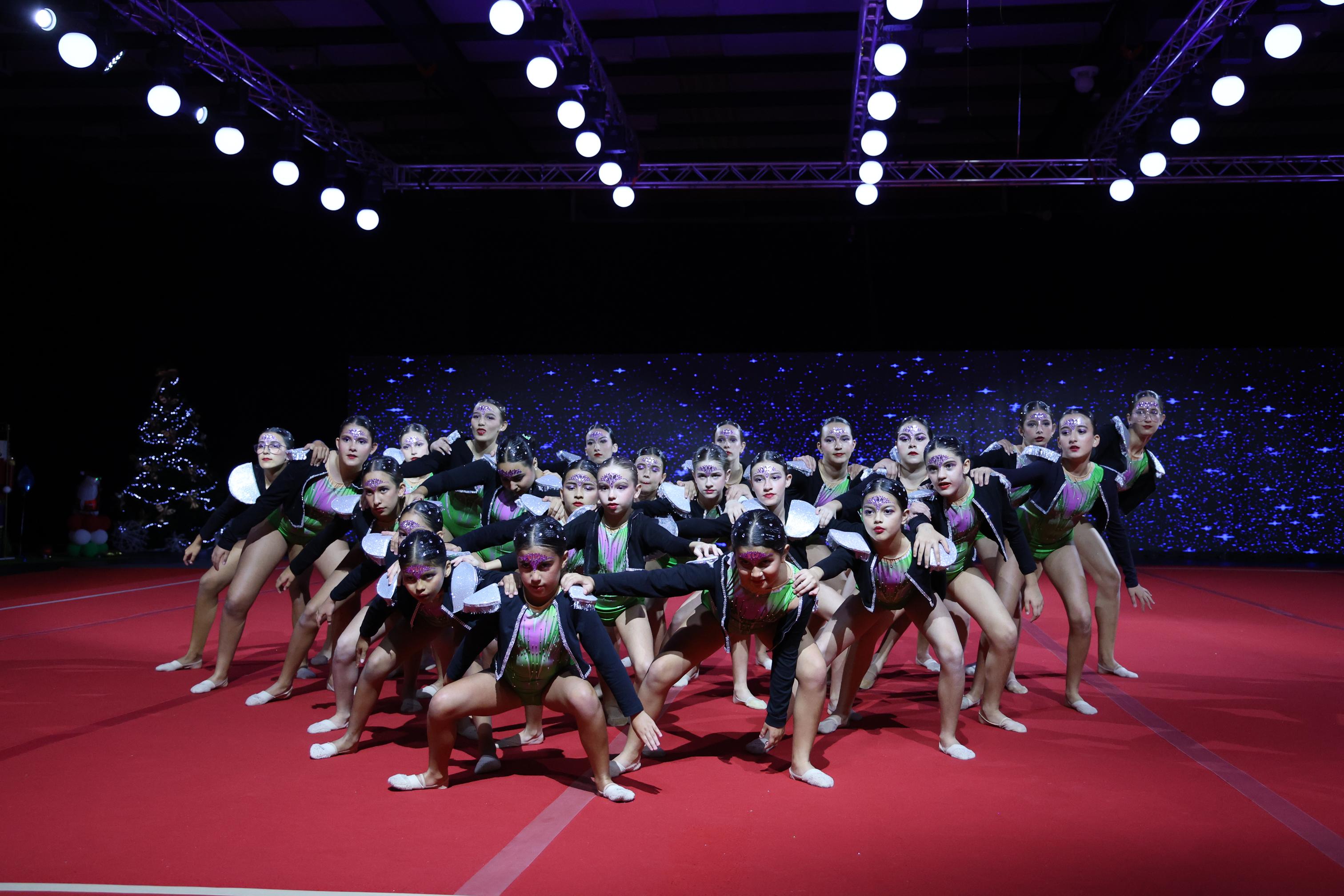 Festival de Gimnasia de Navidad. Foto: La Voz