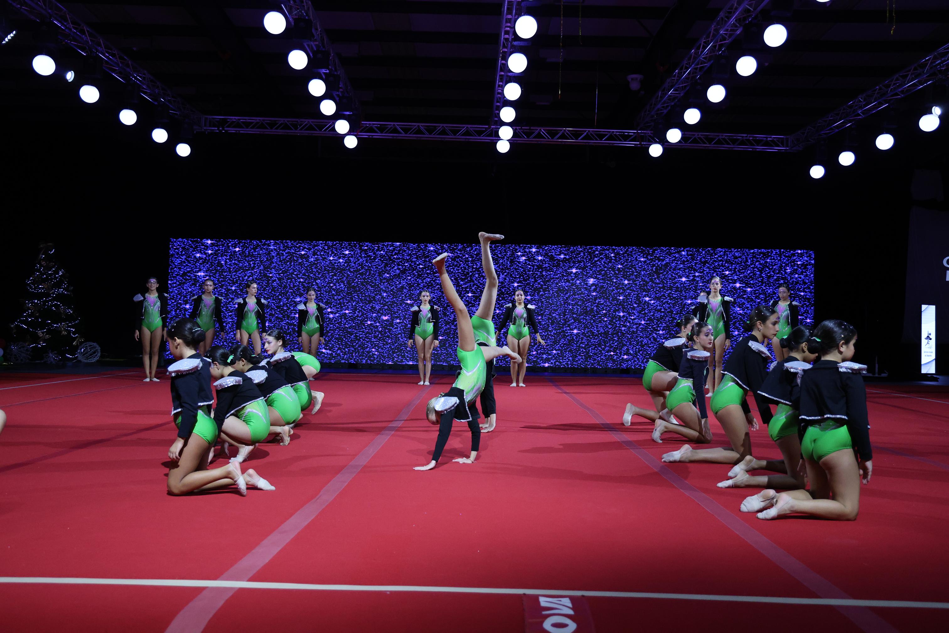 Festival de Gimnasia de Navidad. Foto: La Voz