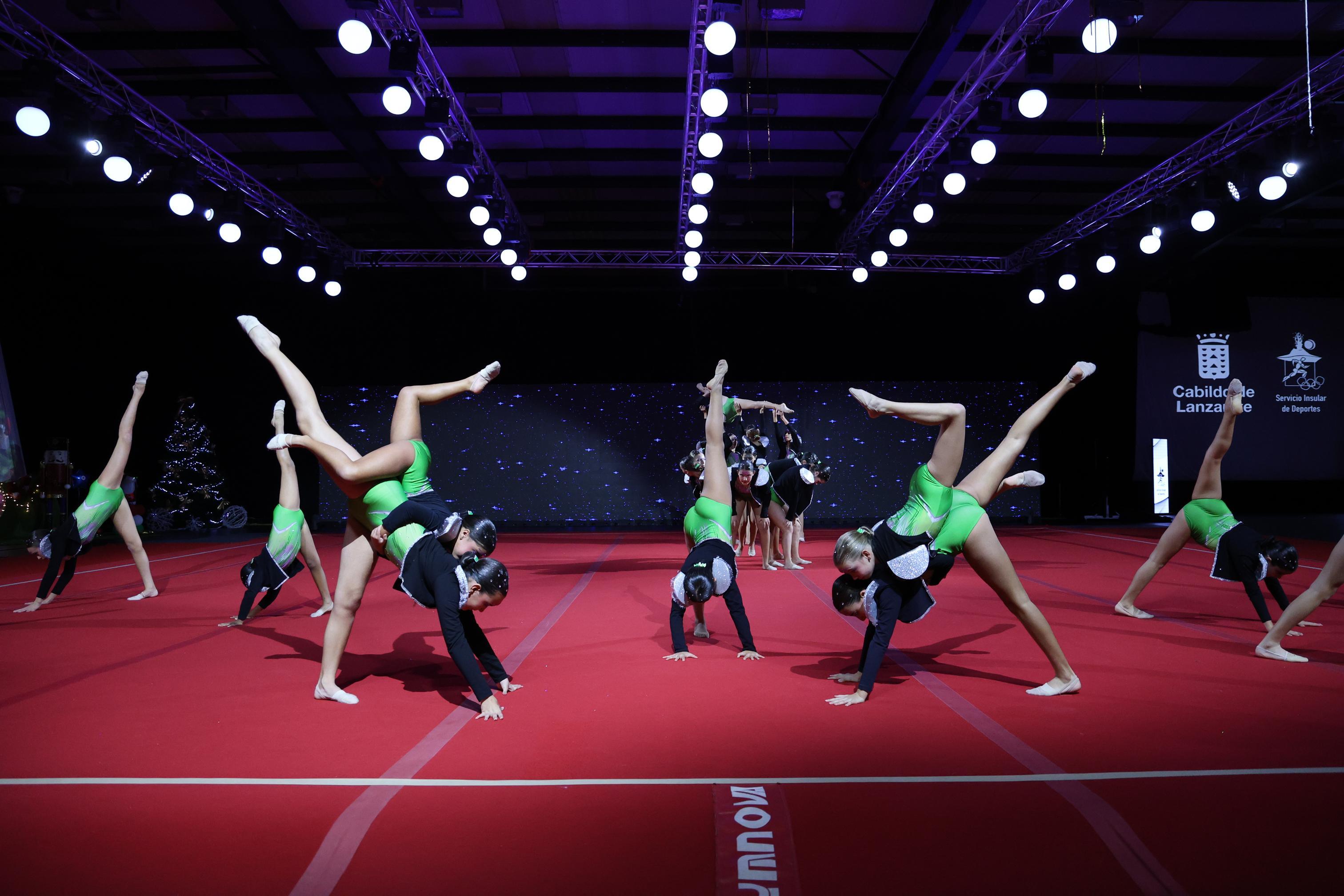 Festival de Gimnasia de Navidad. Foto: La Voz