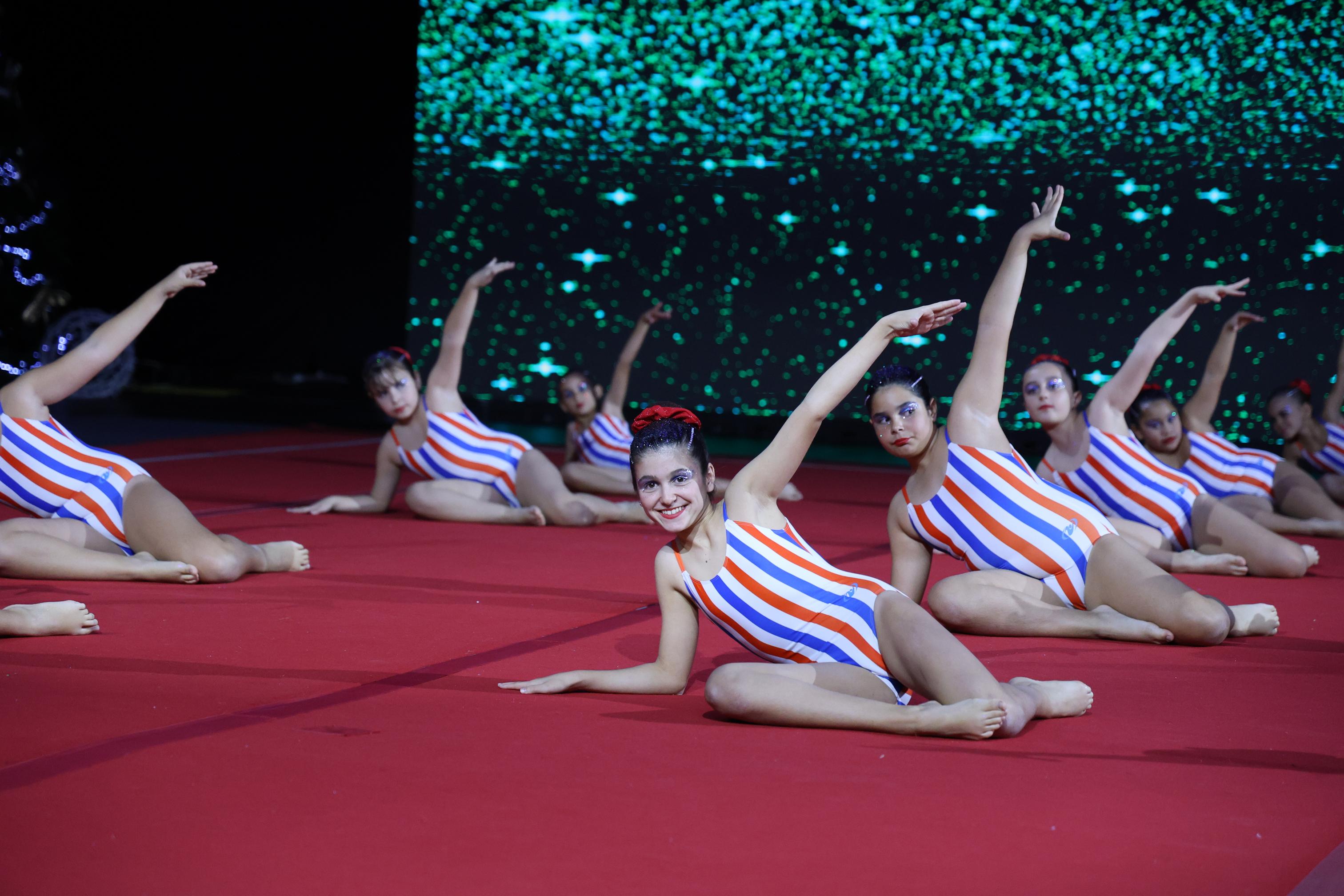 Festival de Gimnasia de Navidad. Foto: La Voz