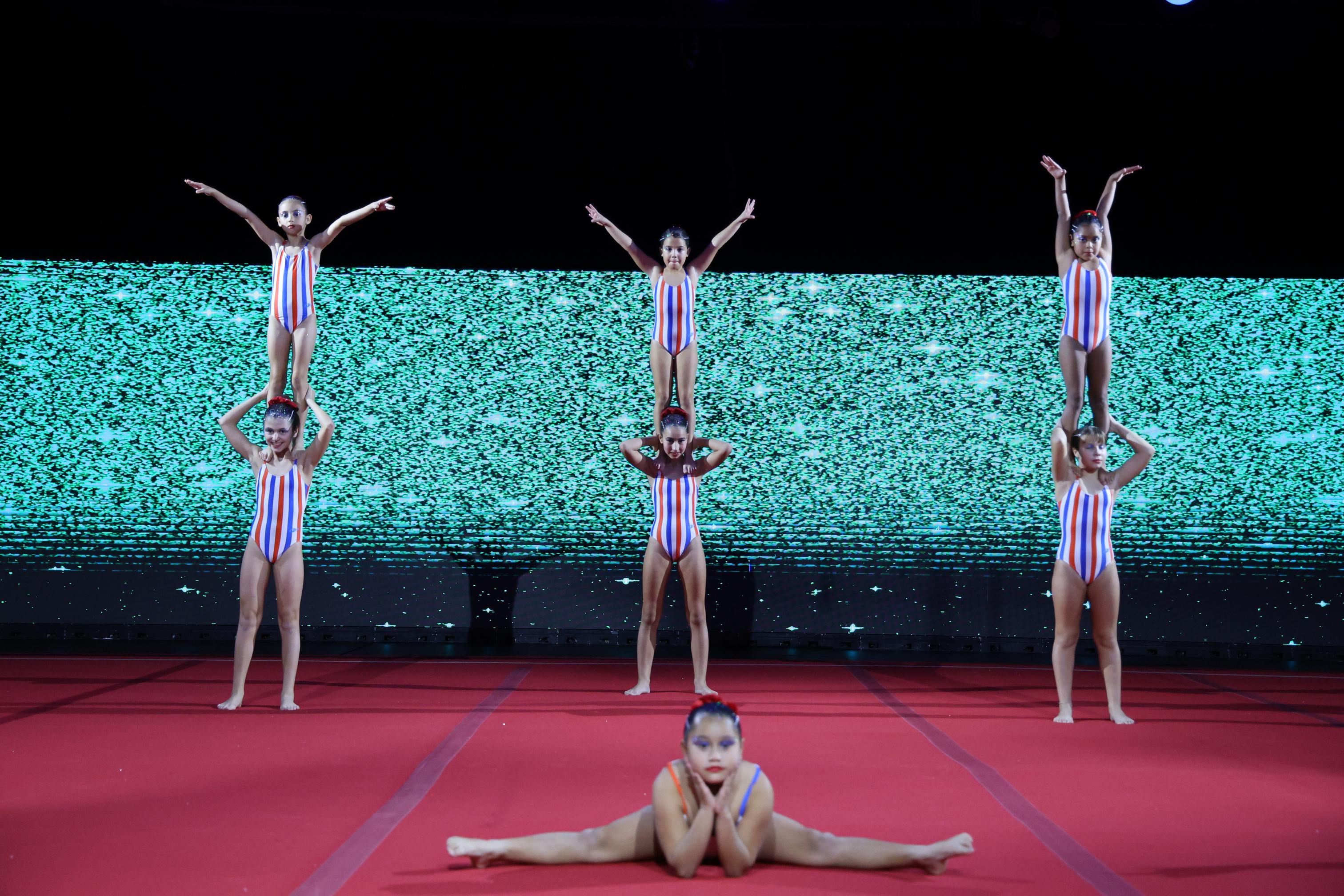 Festival de Gimnasia de Navidad. Foto: La Voz